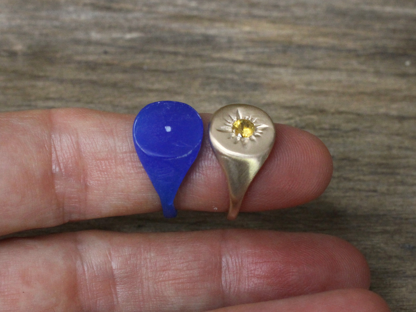 Sonnet Signet Ring in 9ct or 14ct or 18ct Solid Gold