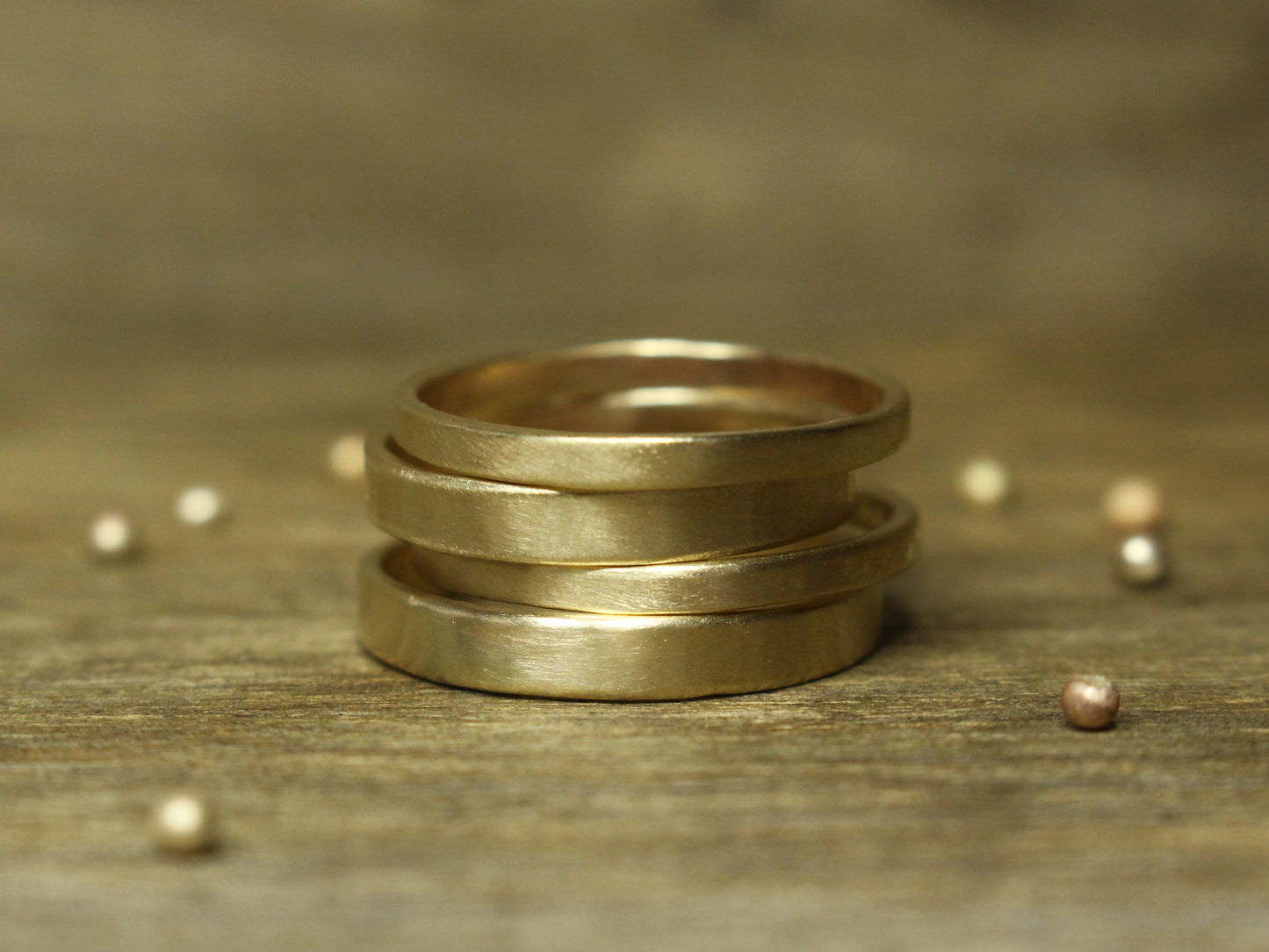Simple Flat Band in 9ct or 14ct or 18ct Gold