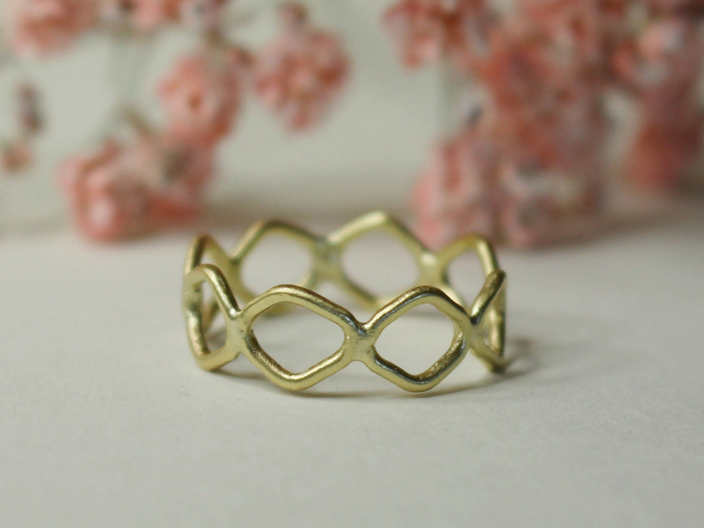 Serenity Ring in 8ct or 14ct or 18ct Solid Gold