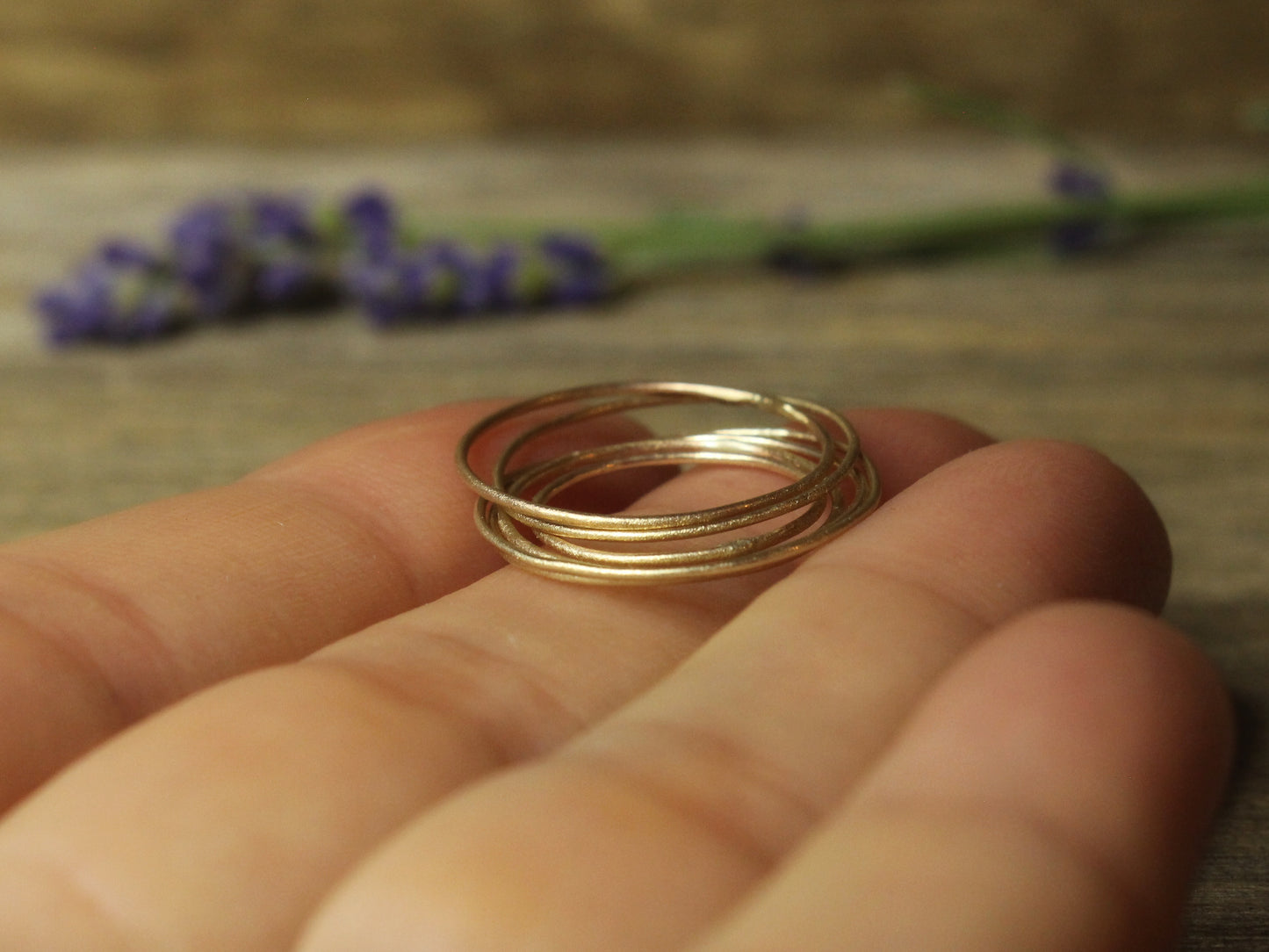 Set of Very Fine Rings in 9ct Solid Gold