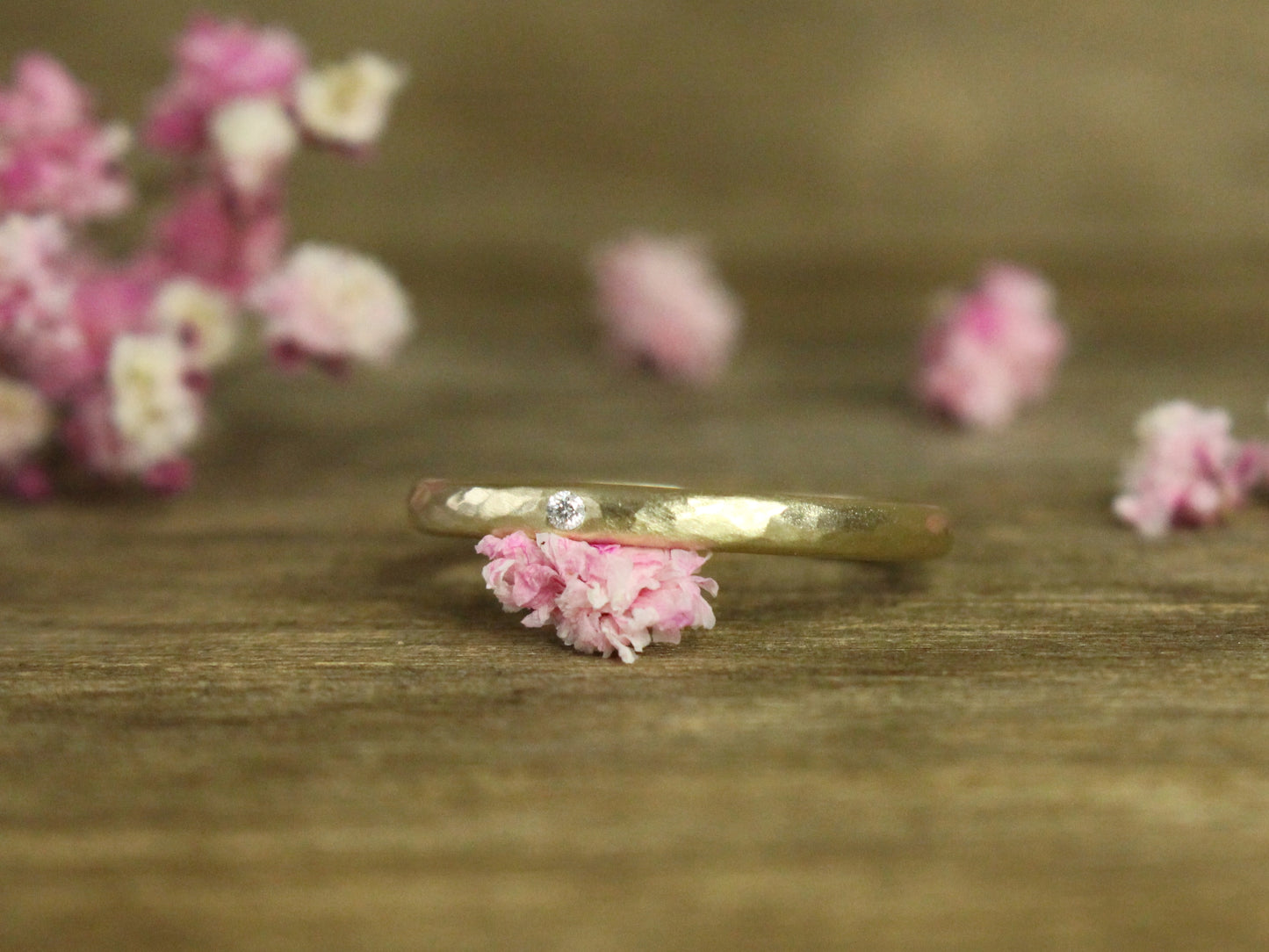 My Love Band with Diamond in 8ct or 14ct or 18ct Gold