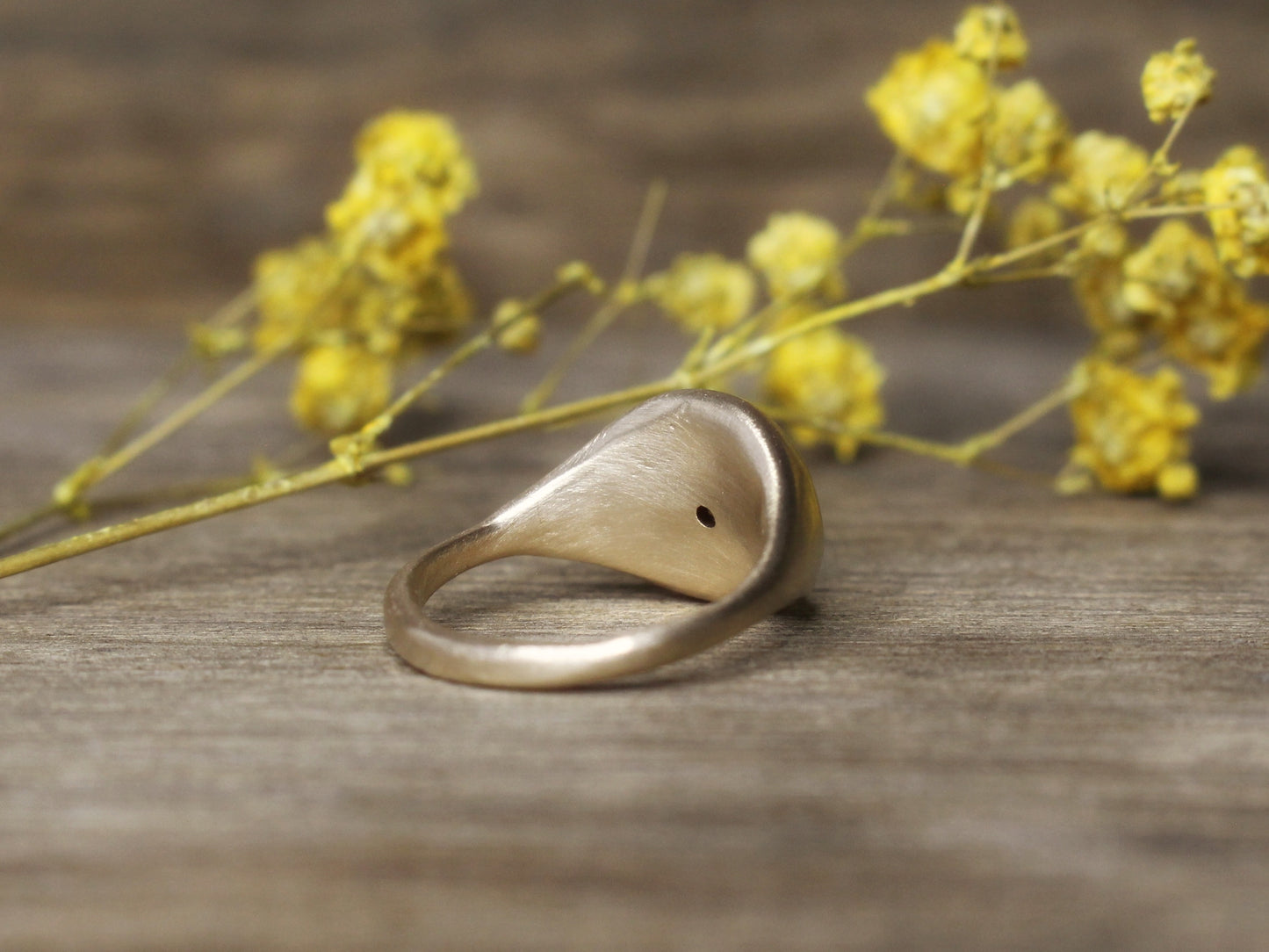Sonnet Signet Ring in 9ct or 14ct or 18ct Solid Gold