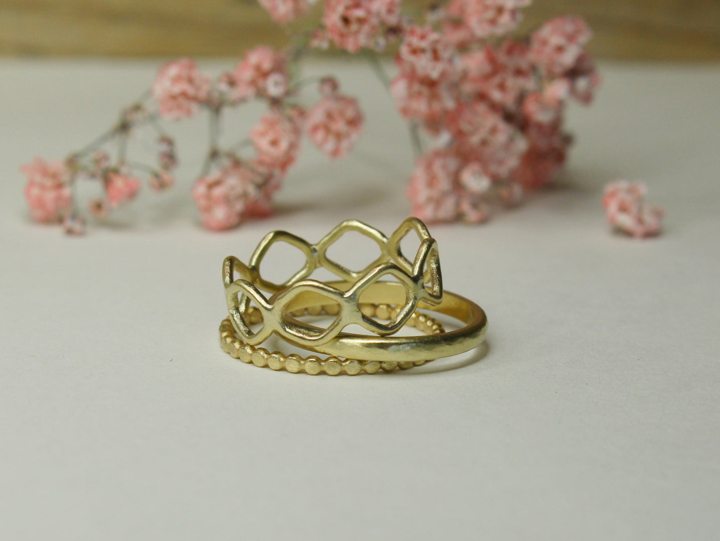 Serenity Ring in 8ct or 14ct or 18ct Solid Gold
