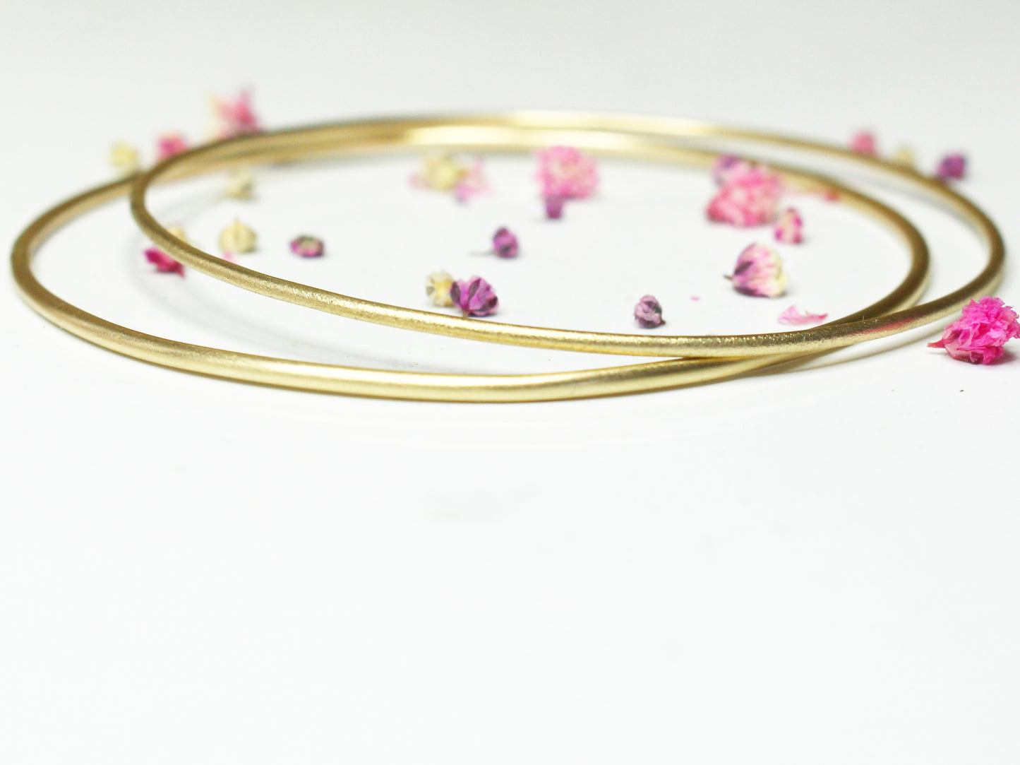 1.5mm Bangle in 9ct or 14ct or 18ct Solid Yellow Gold