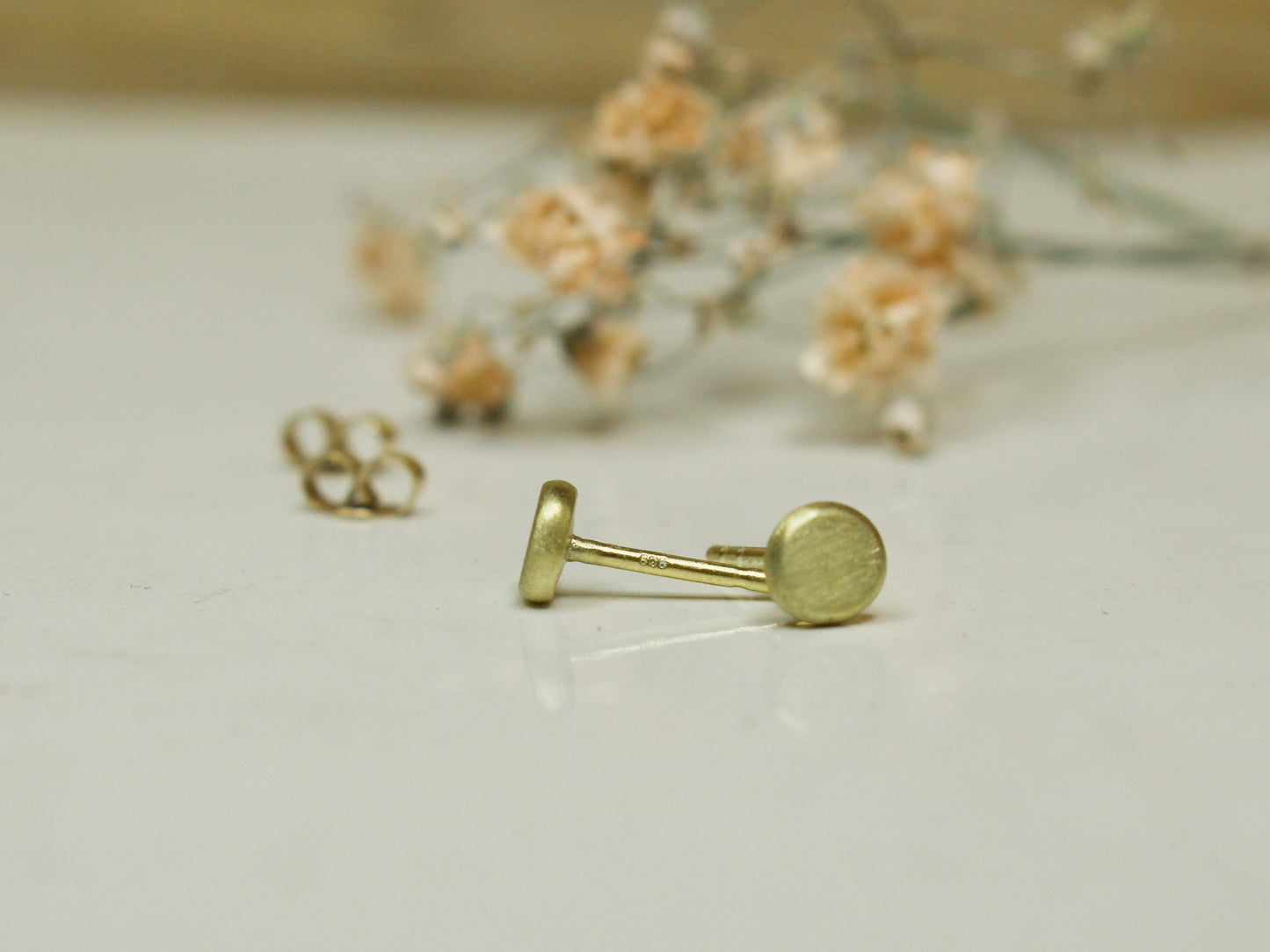 Aureus Studs in 9ct or 14ct or 18ct Solid Gold