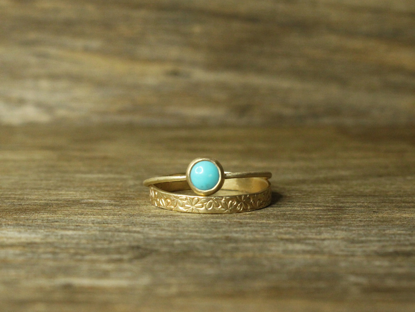 American Turquoise Ring in 9ct Gold