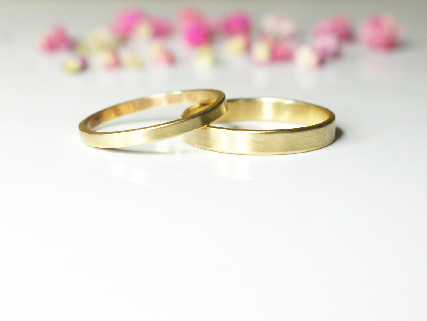 Simple Flat Band in 9ct or 14ct or 18ct Gold