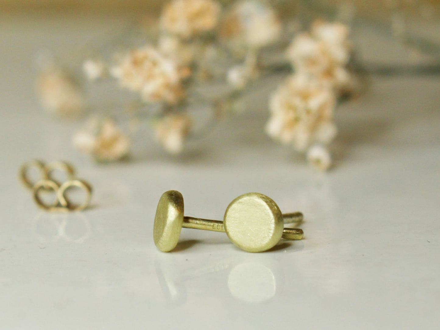 Aureus Studs in 9ct or 14ct or 18ct Solid Gold