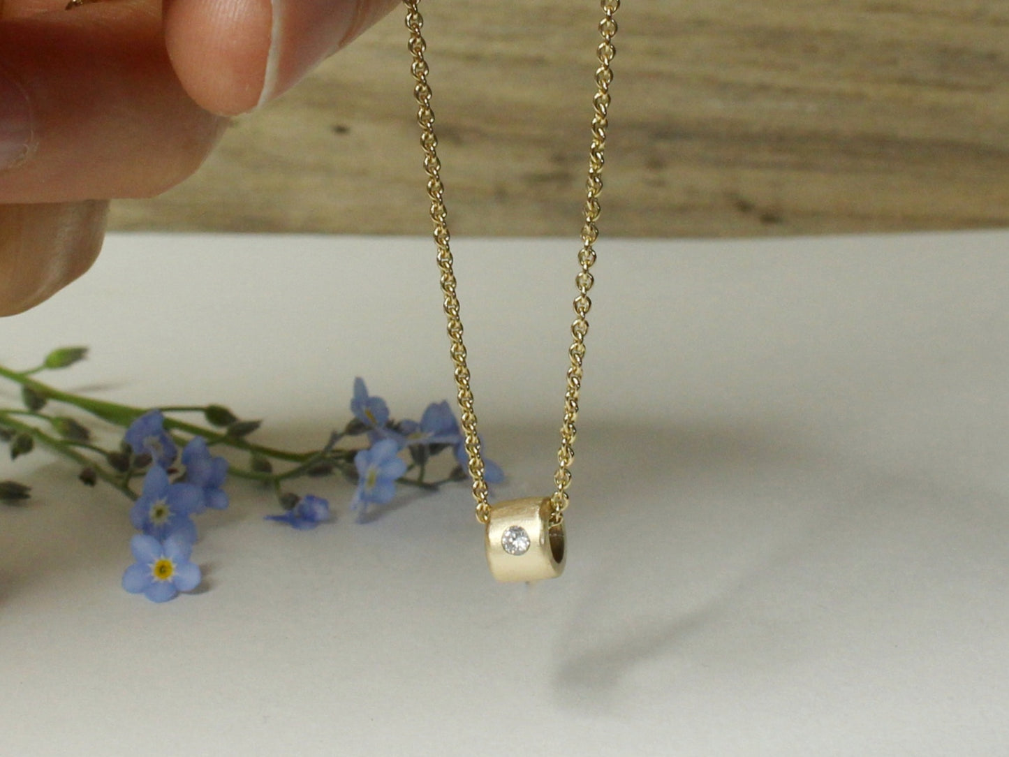 Little Cutie Bead Charm Spacer Gold & Gems