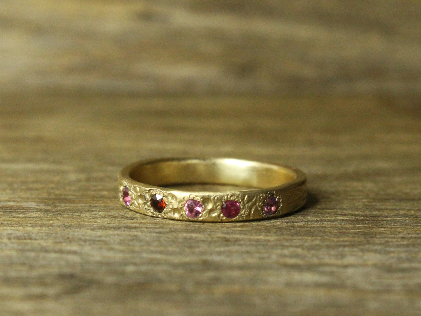 Reserved for Lena - Starry Night Ring in Solid Gold
