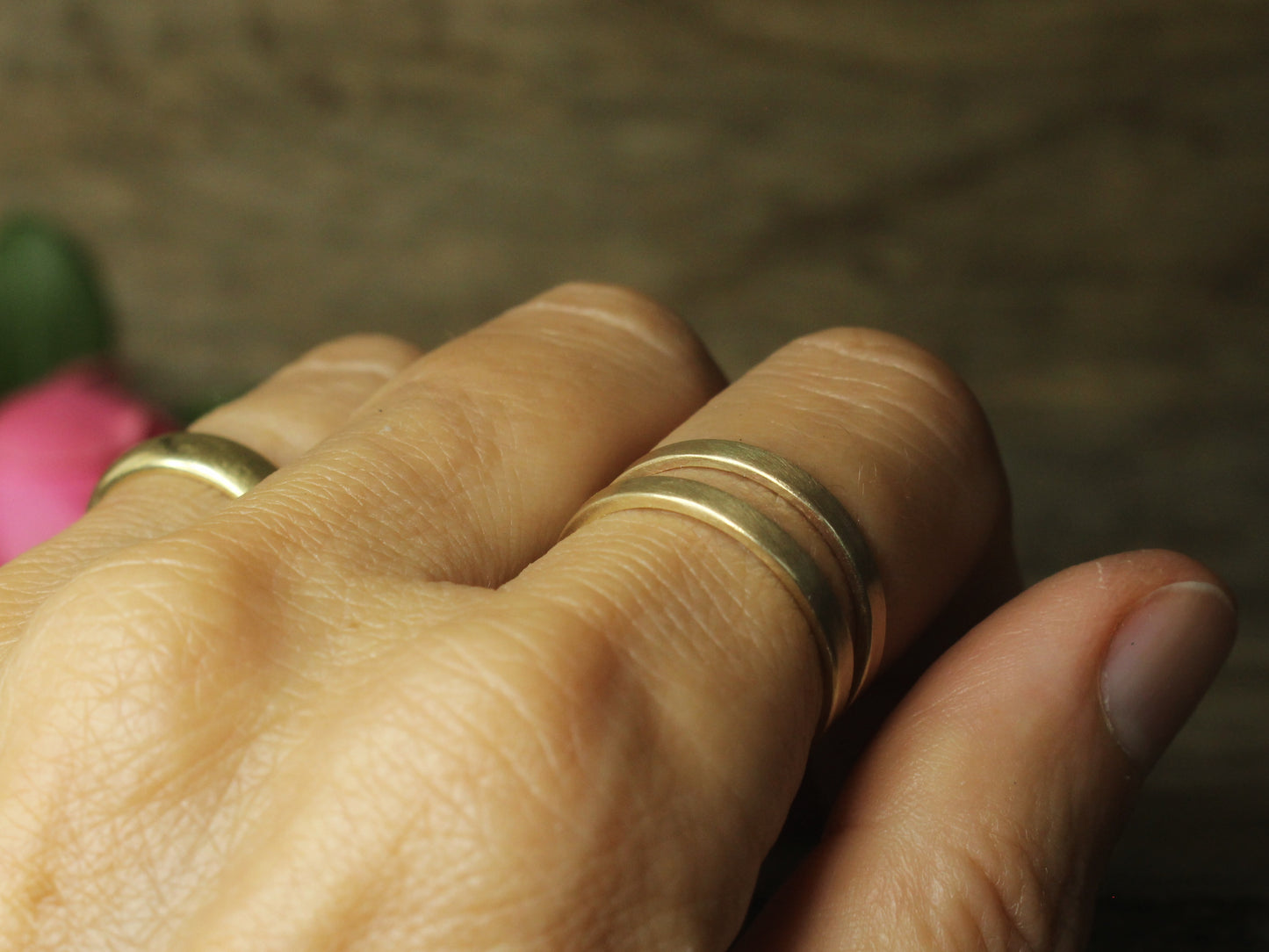 Simple Flat Band in 9ct or 14ct or 18ct Gold