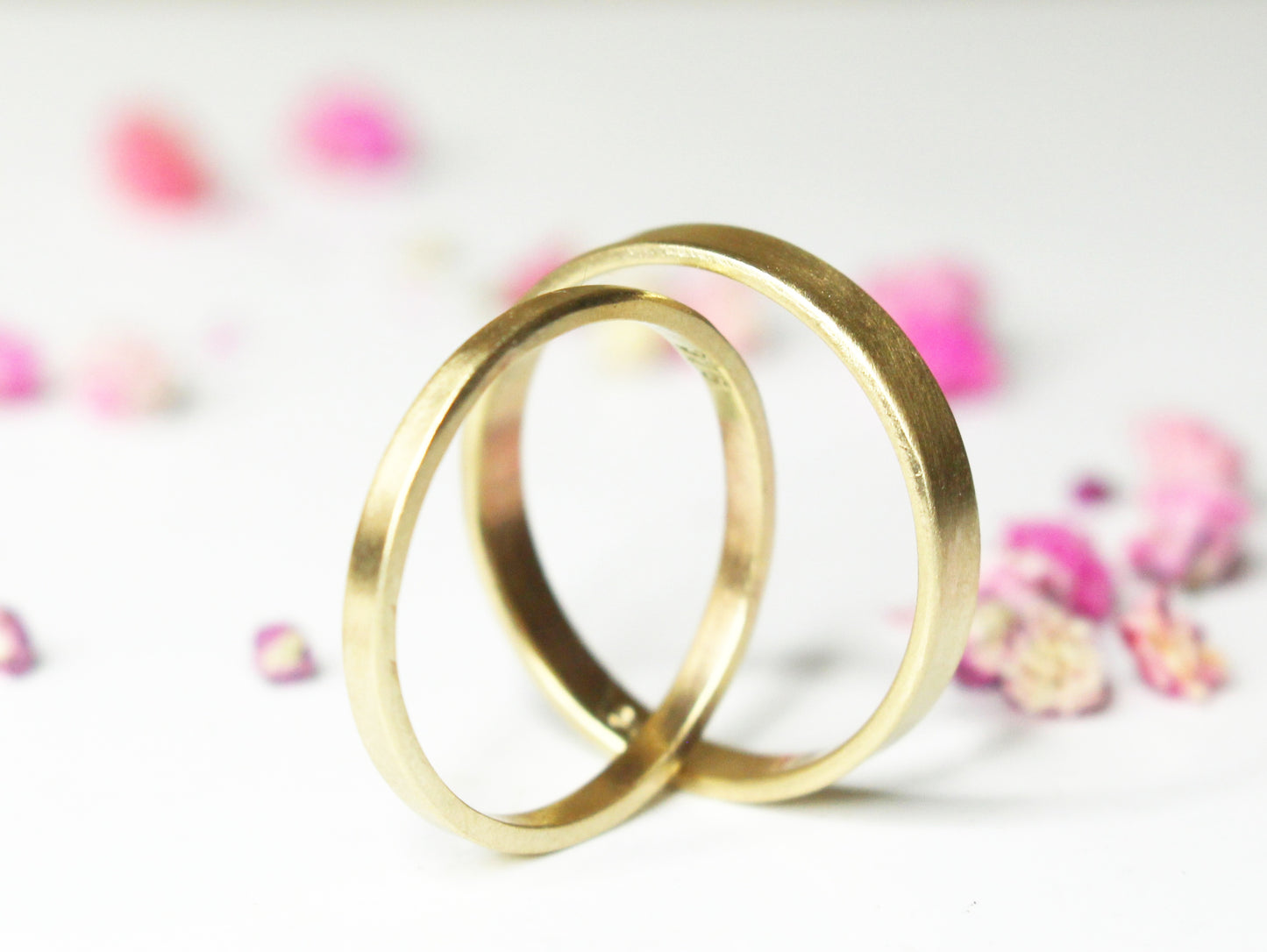 Simple Flat Band in 9ct or 14ct or 18ct Gold