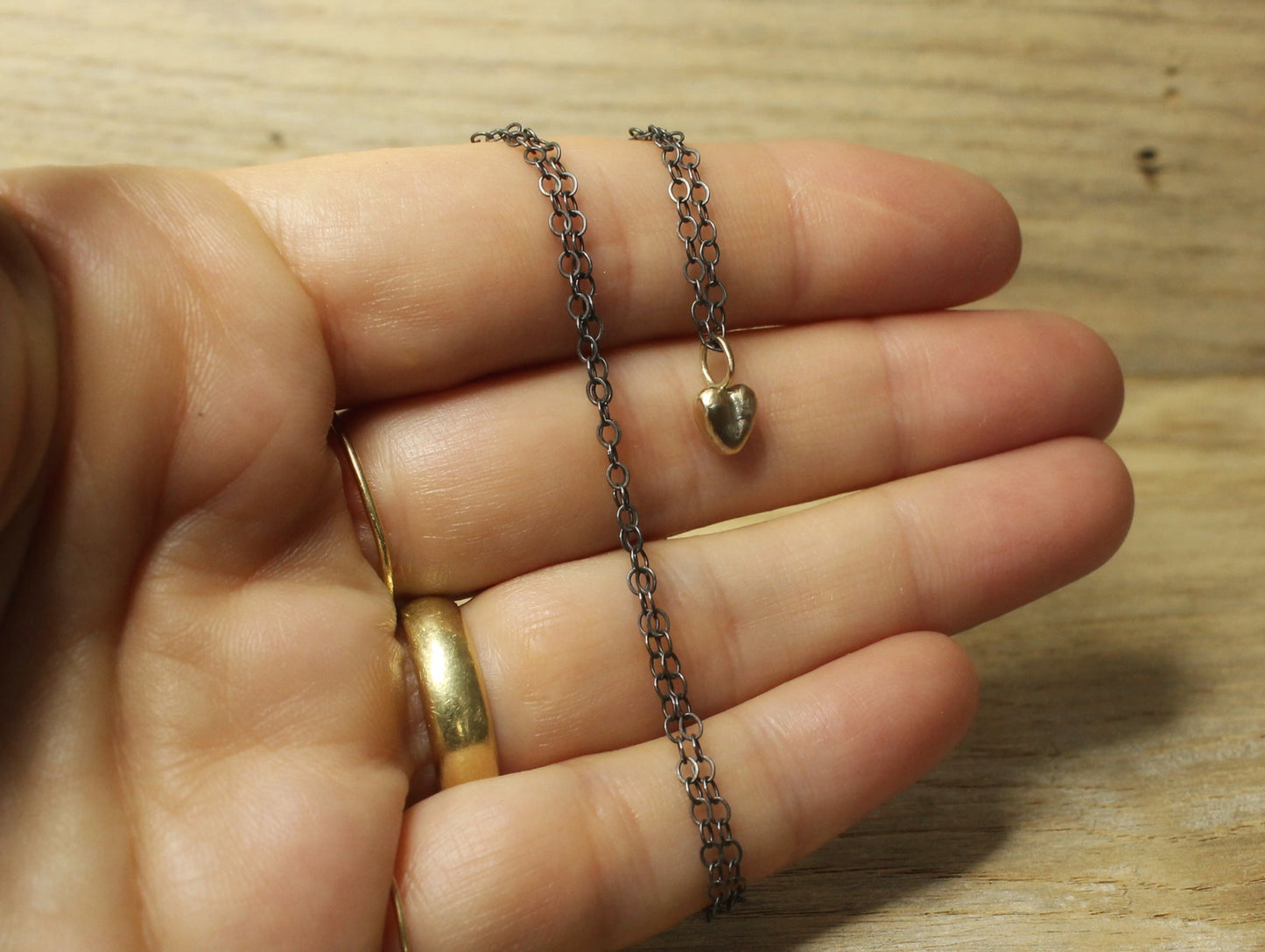 Wild Heart Pendant in Solid Gold