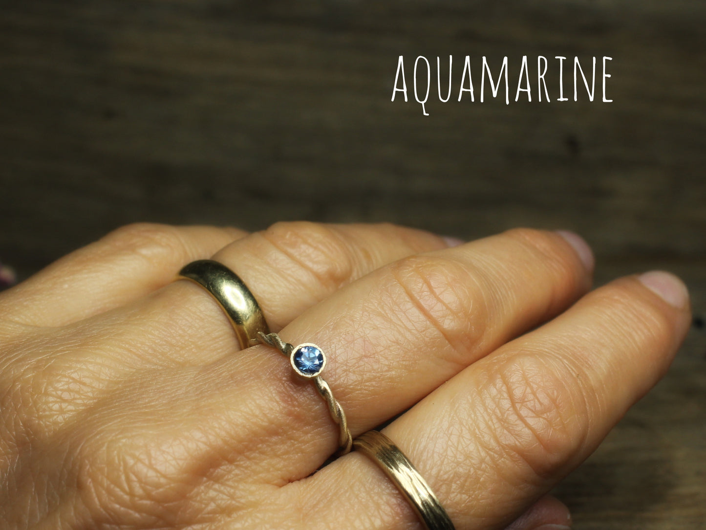 Embrace Ring with Fair Trade Gemstone