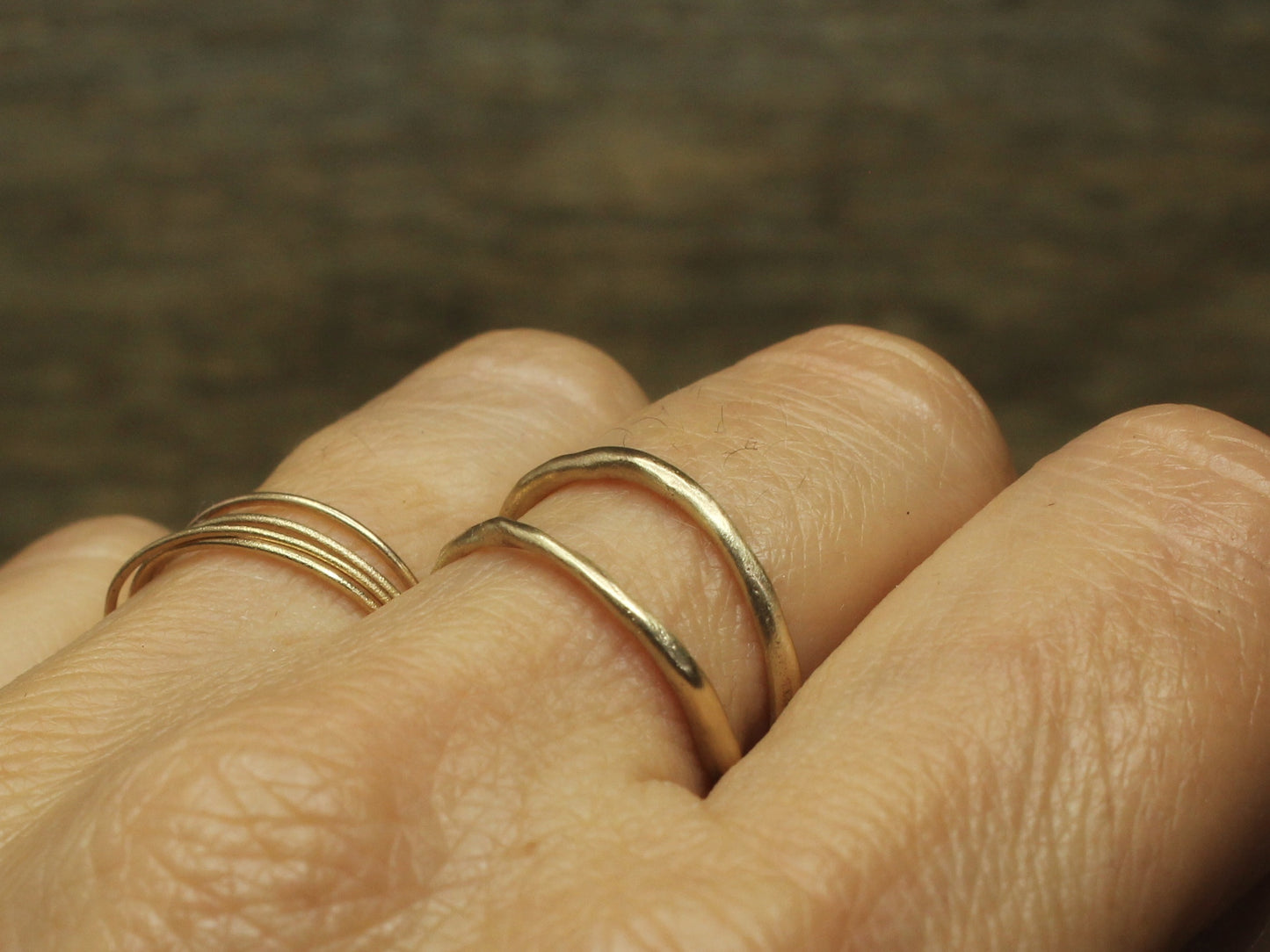 Meditation Ring in 9ct or 14ct or 18ct Gold