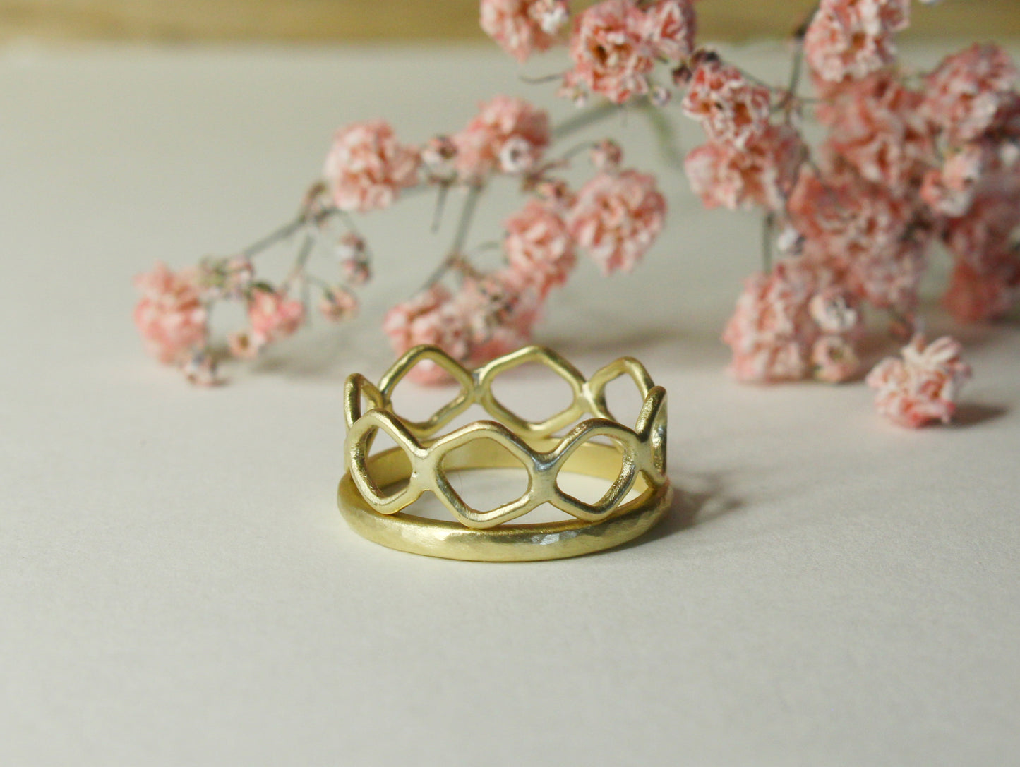 Serenity Ring in 8ct or 14ct or 18ct Solid Gold