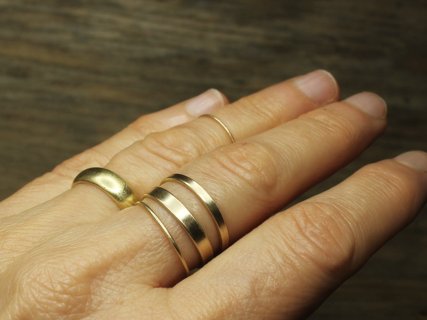 Simple Flat Band in 9ct or 14ct or 18ct Gold