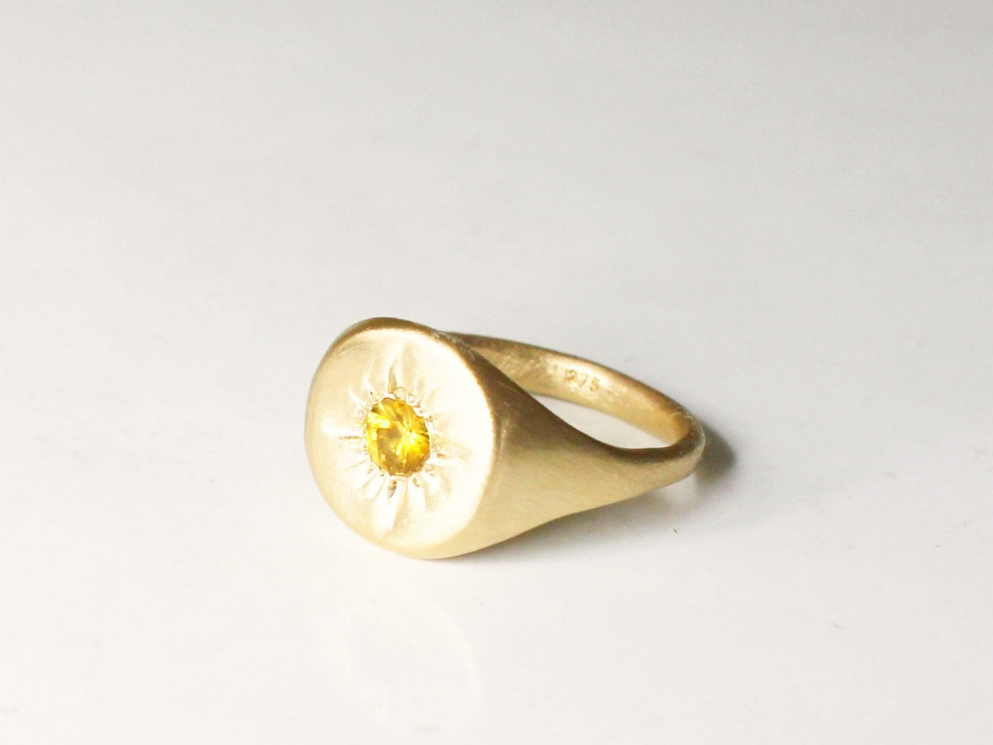Sonnet Signet Ring in 9ct or 14ct or 18ct Solid Gold