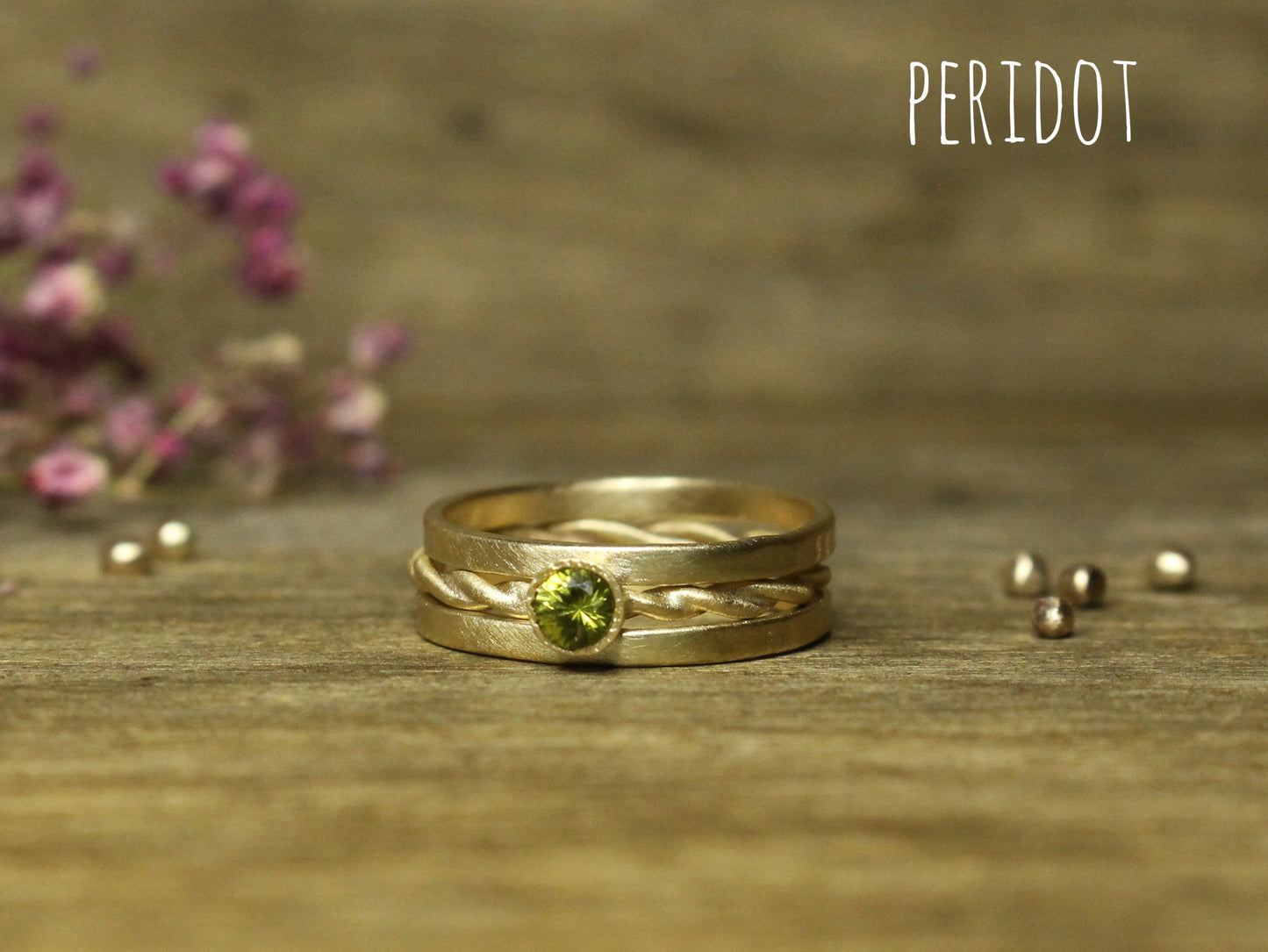 Embrace Ring with Fair Trade Gemstone
