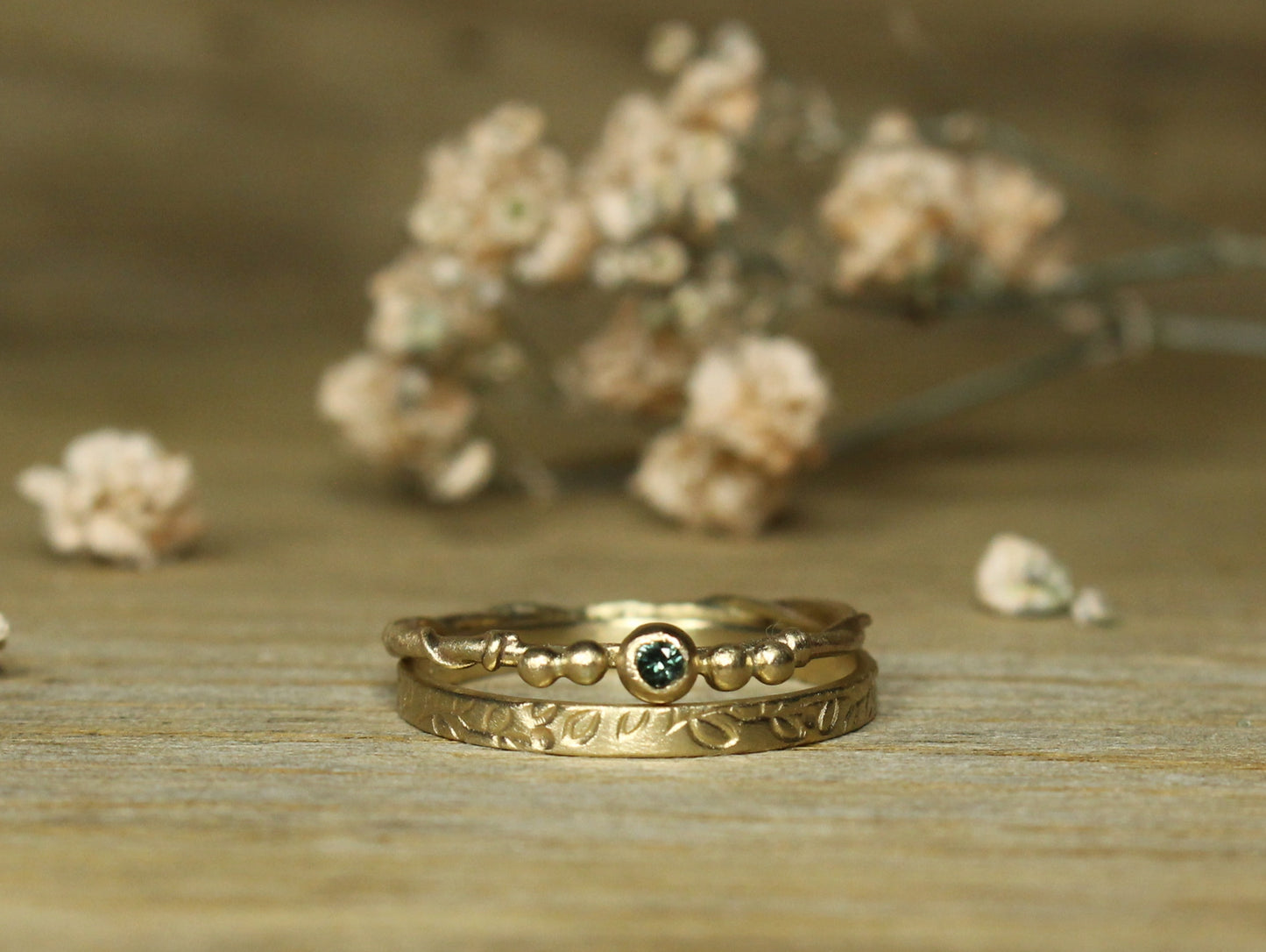 Wildflowers Band in 9ct or 14ct or 18ct Gold