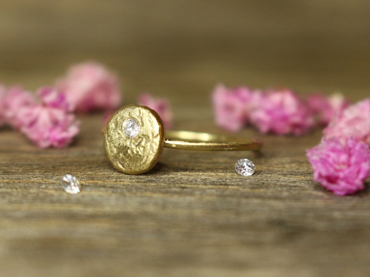 The Star and the Moon Ring with Fair Trade Gemstone