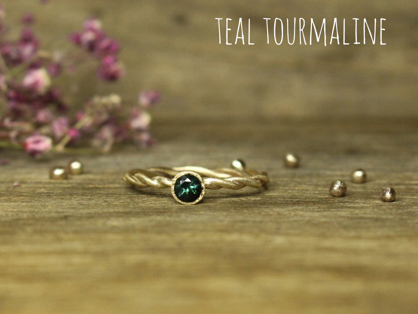 Embrace Ring with Fair Trade Gemstone