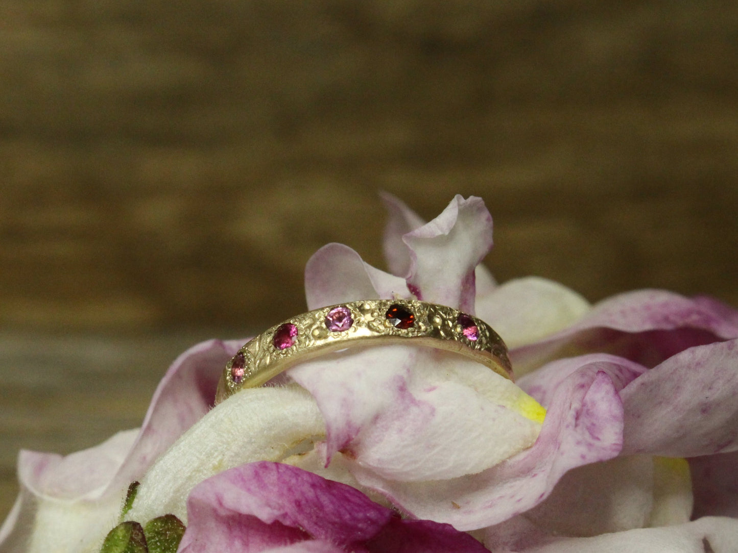 Reserved for Lena - Starry Night Ring in Solid Gold