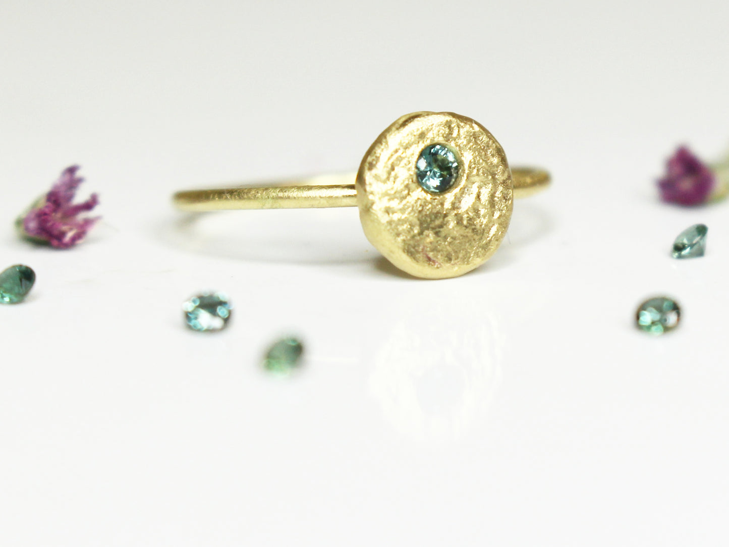 The Star and the Moon Ring with Fair Trade Gemstone