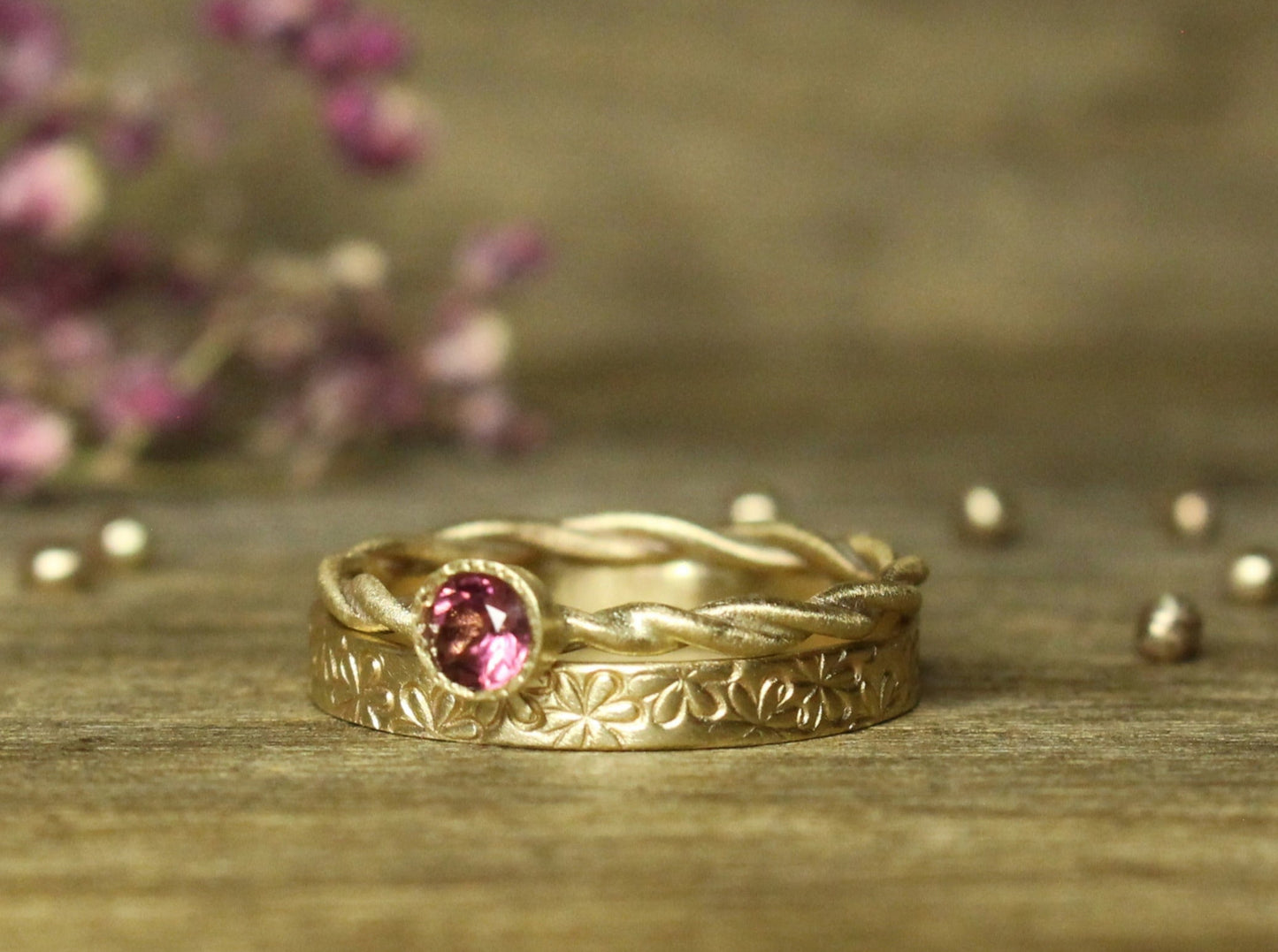 Embrace Ring with Fair Trade Gemstone