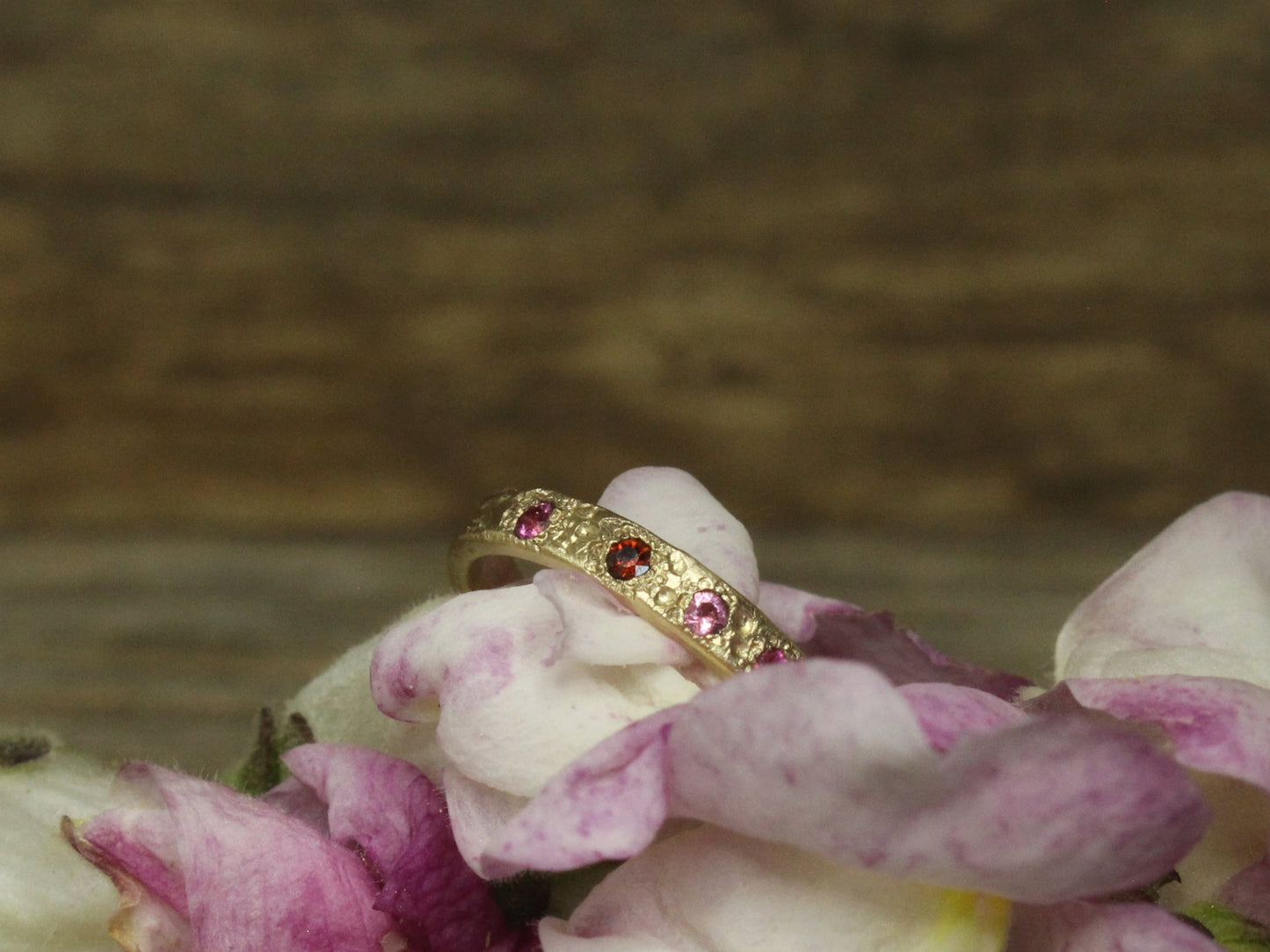 Reserved for Lena - Starry Night Ring in Solid Gold