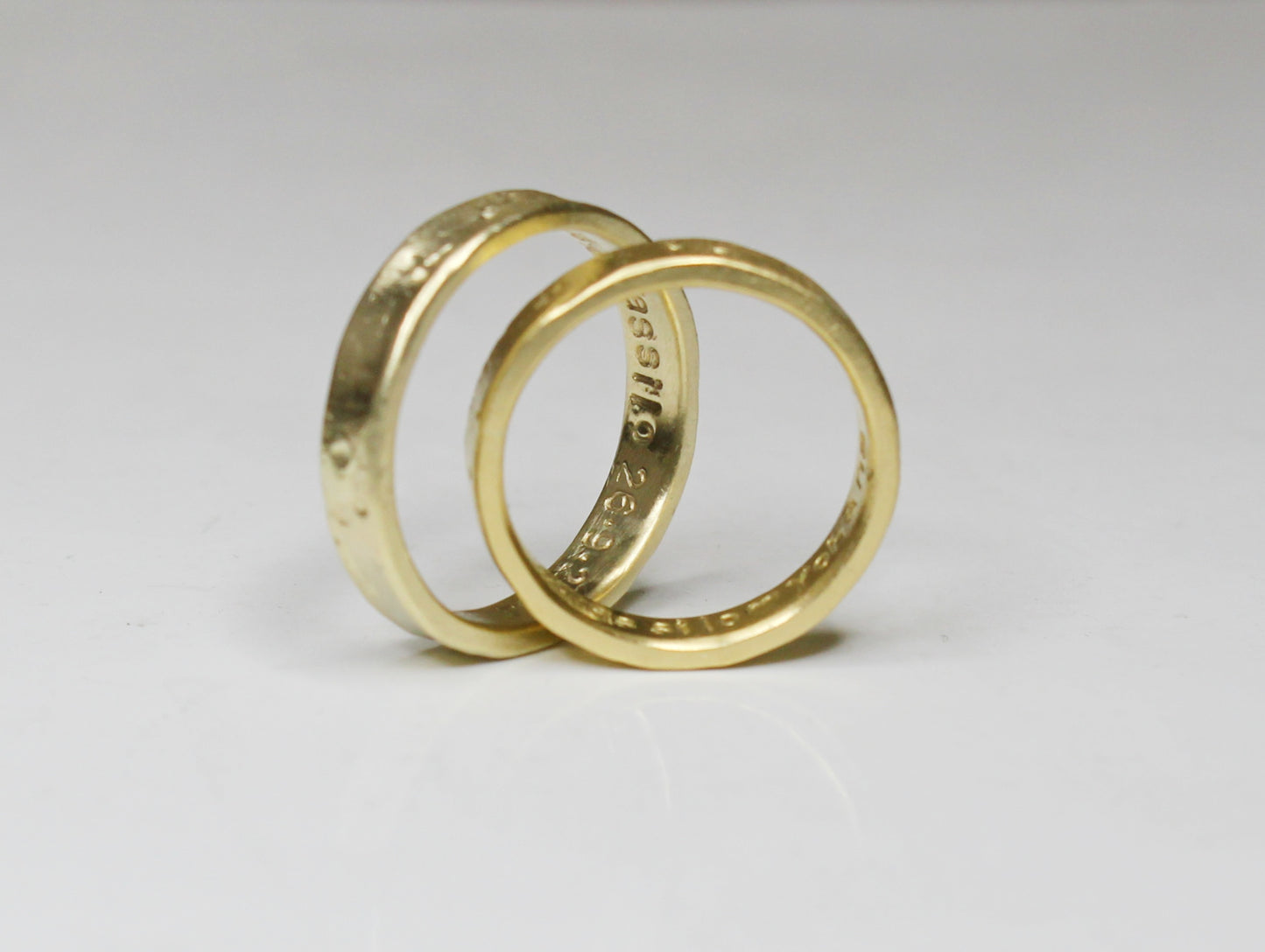 Rustic Strong Band in 8ct or 14ct or 18ct Solid Gold