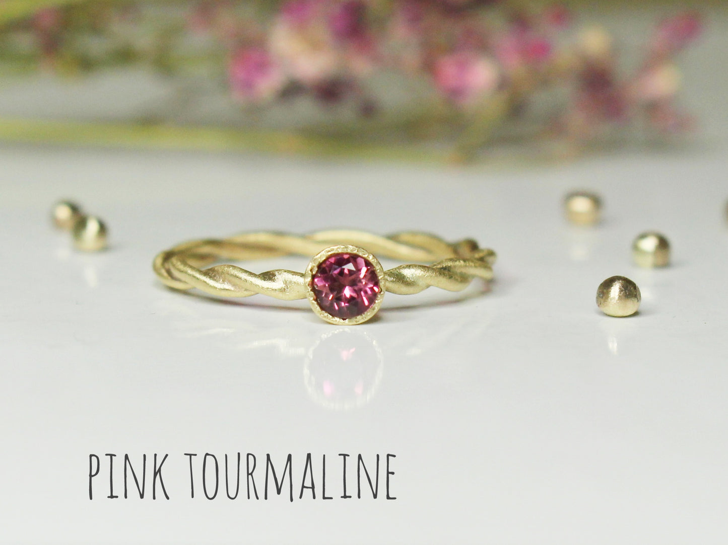 Embrace Ring with Fair Trade Gemstone