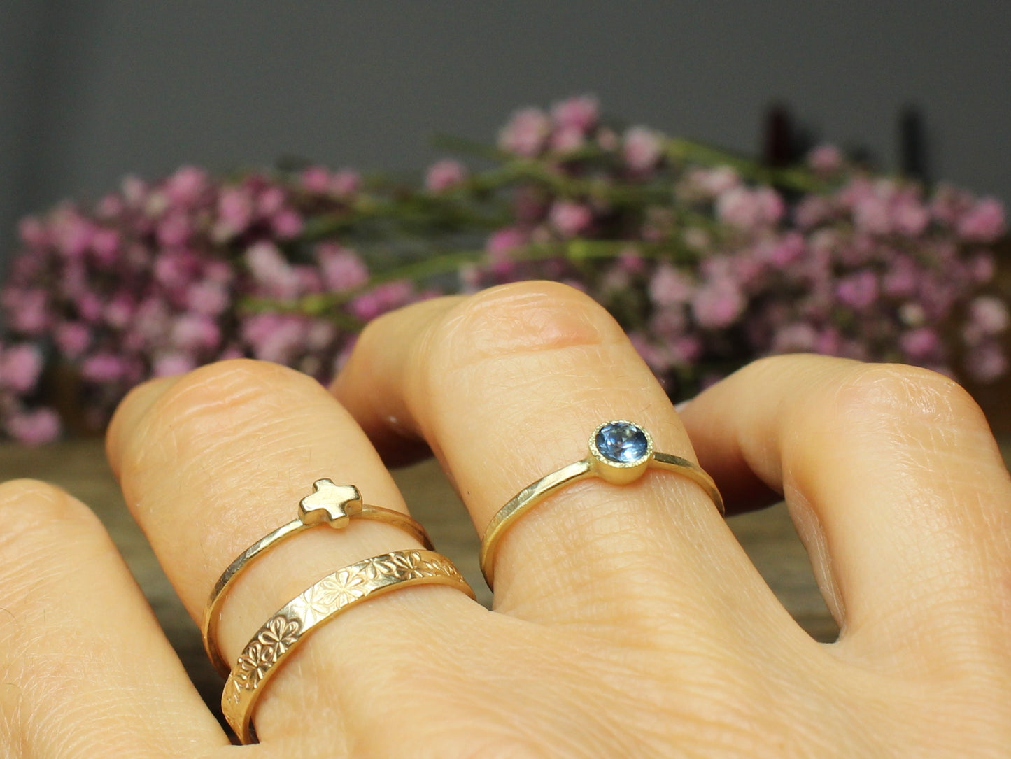 Bliss Ring with Fair Trade Gemstone