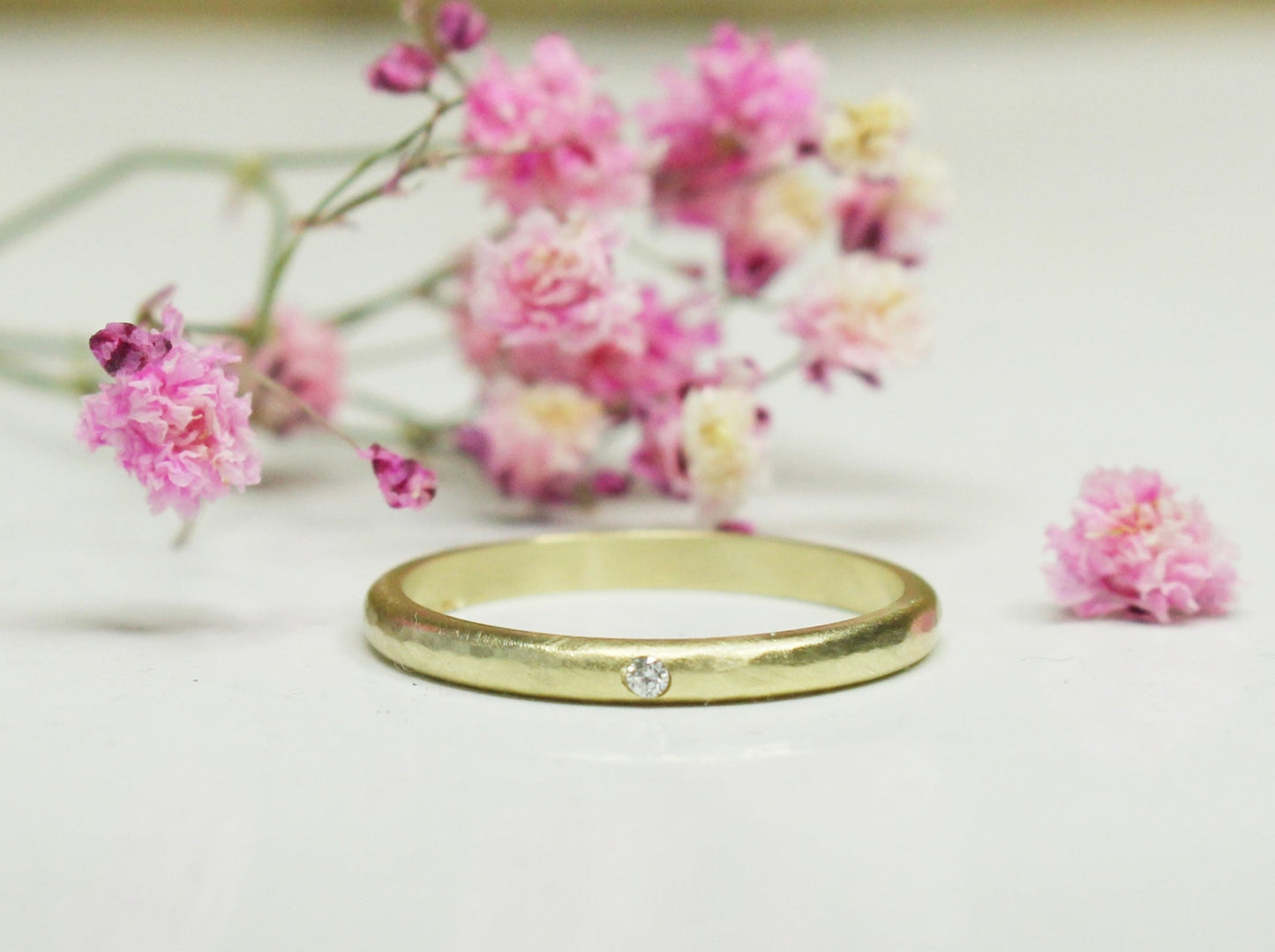 My Love Band with Diamond in 8ct or 14ct or 18ct Gold