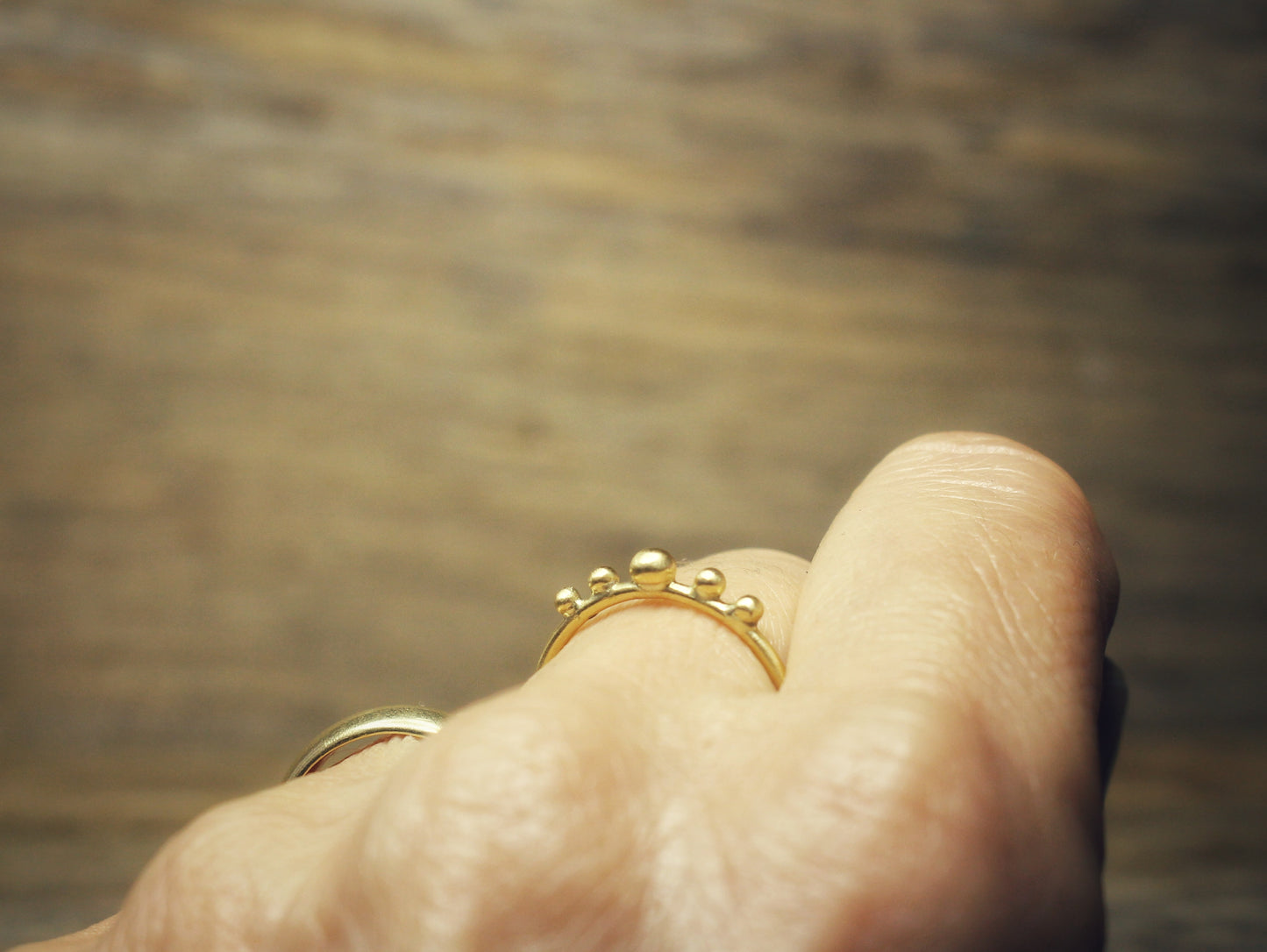 Sunburst Ring in 9ct or 14ct or 18ct Gold