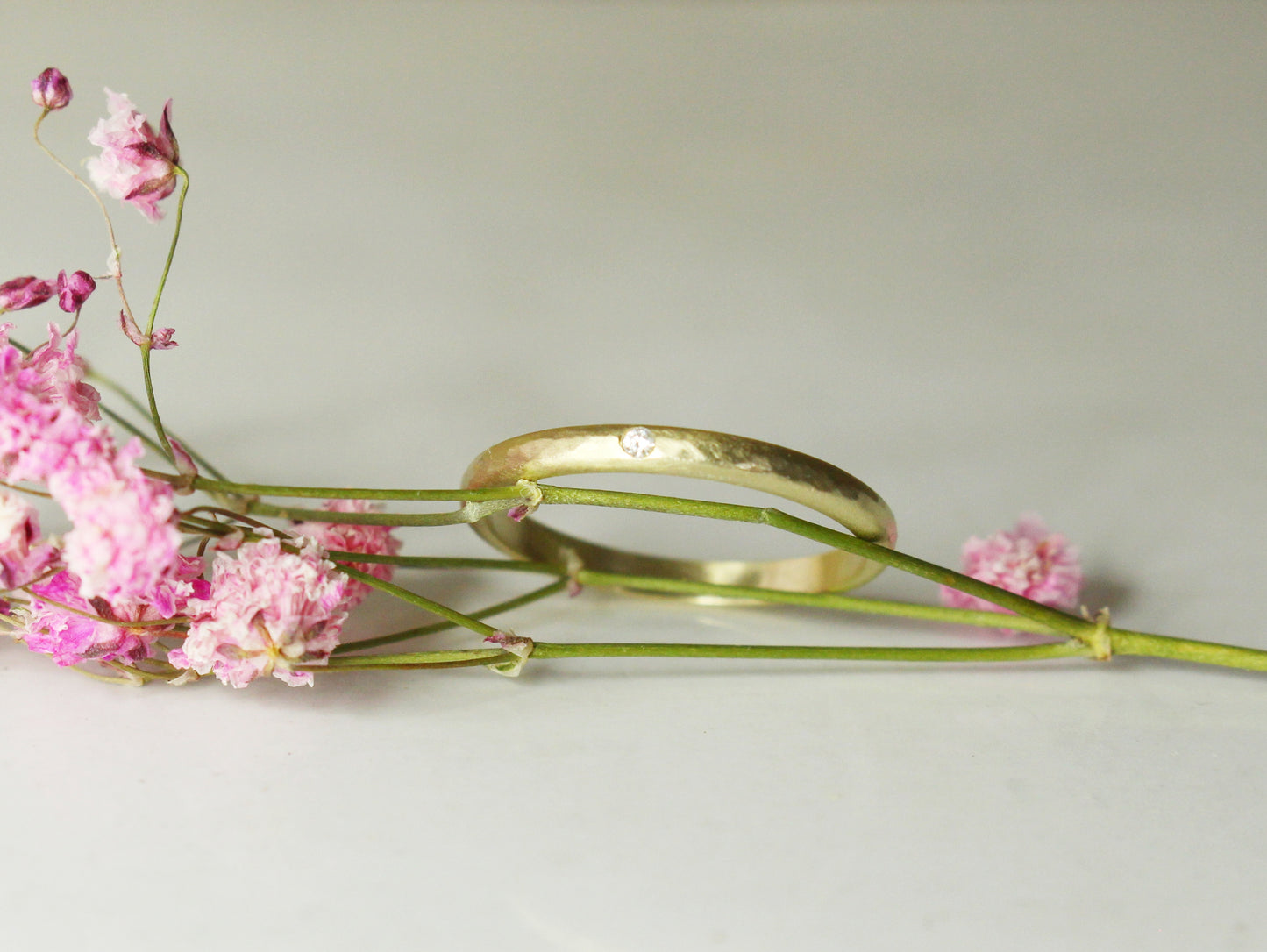My Love Band with Diamond in 8ct or 14ct or 18ct Gold