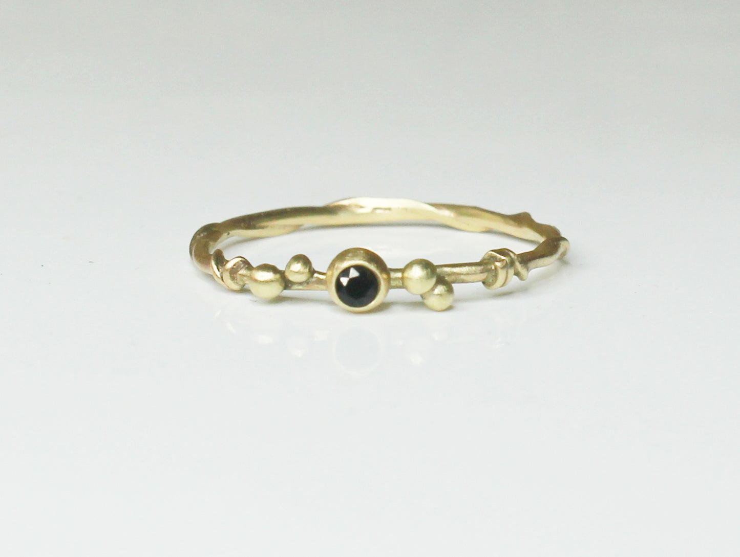 Entwined Ring with Fair Trade Gemstone