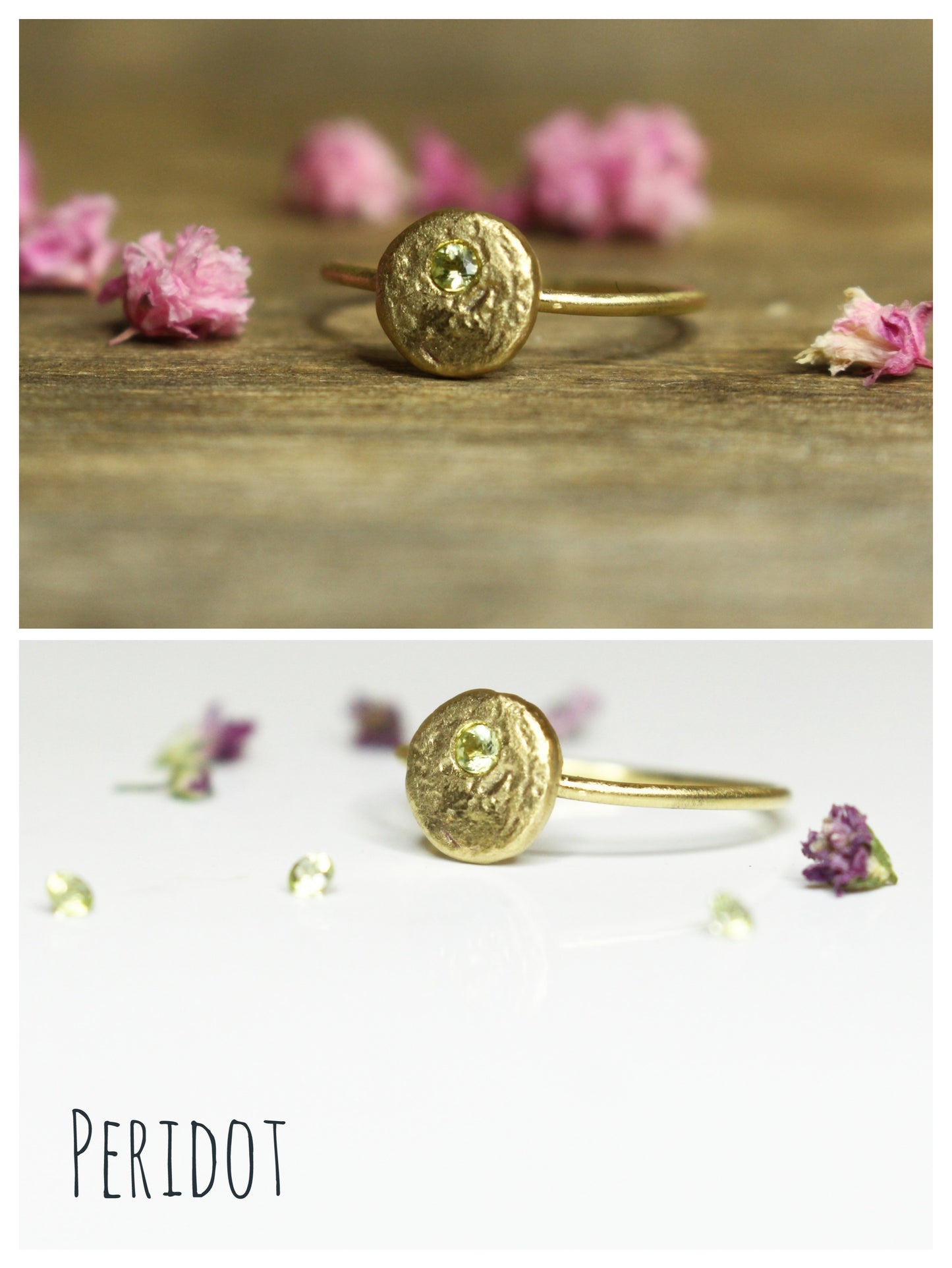 The Star and the Moon Ring with Fair Trade Gemstone