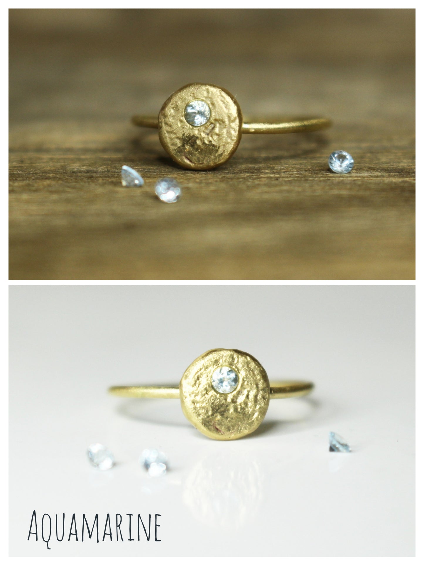 The Star and the Moon Ring with Fair Trade Gemstone