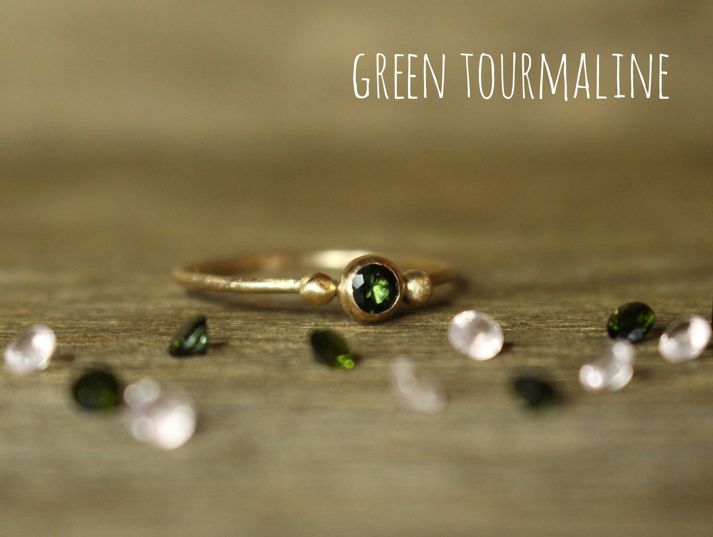 Woodland Ring with Fair Trade Gemstone