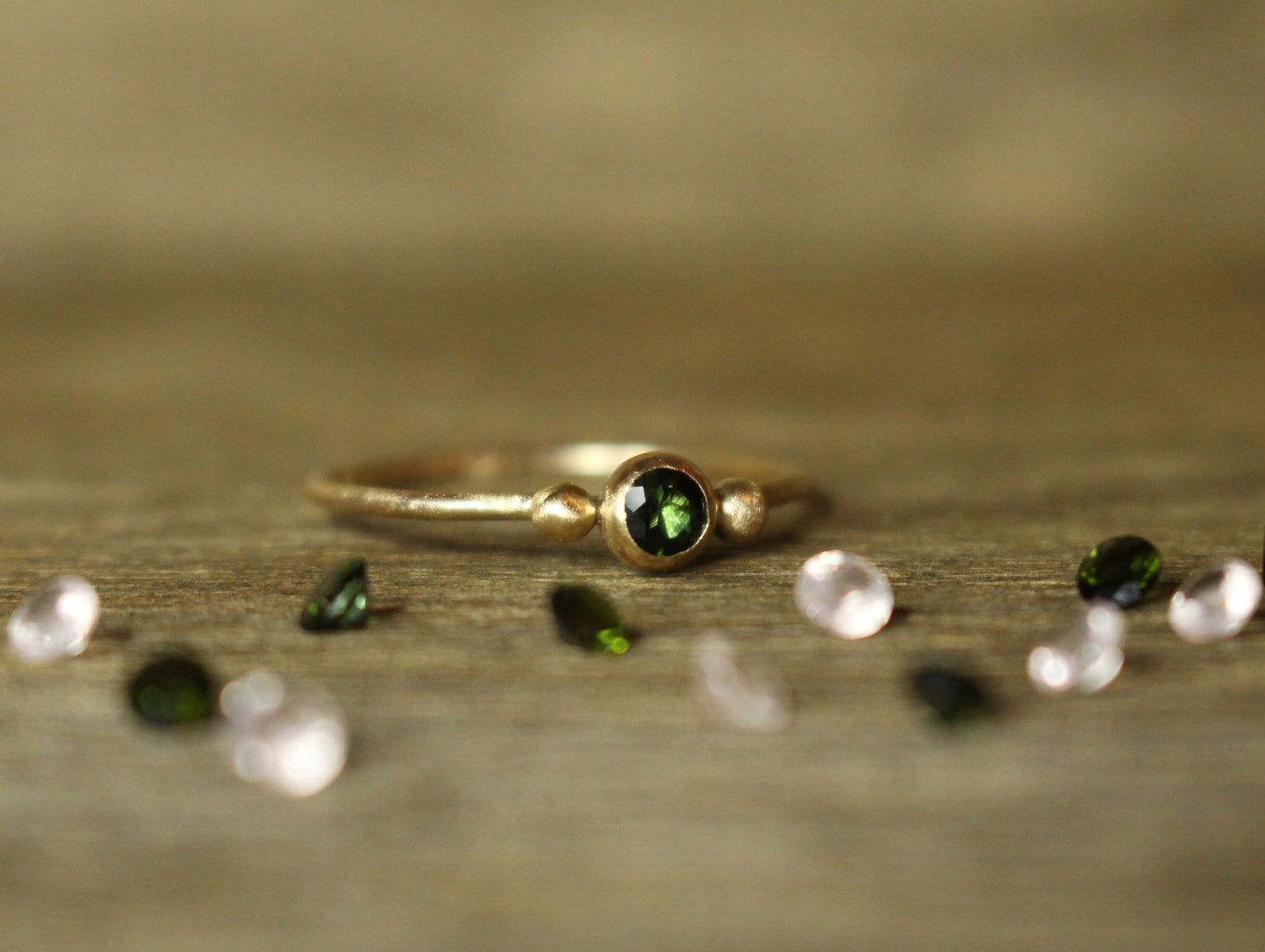 Woodland Ring with Fair Trade Gemstone