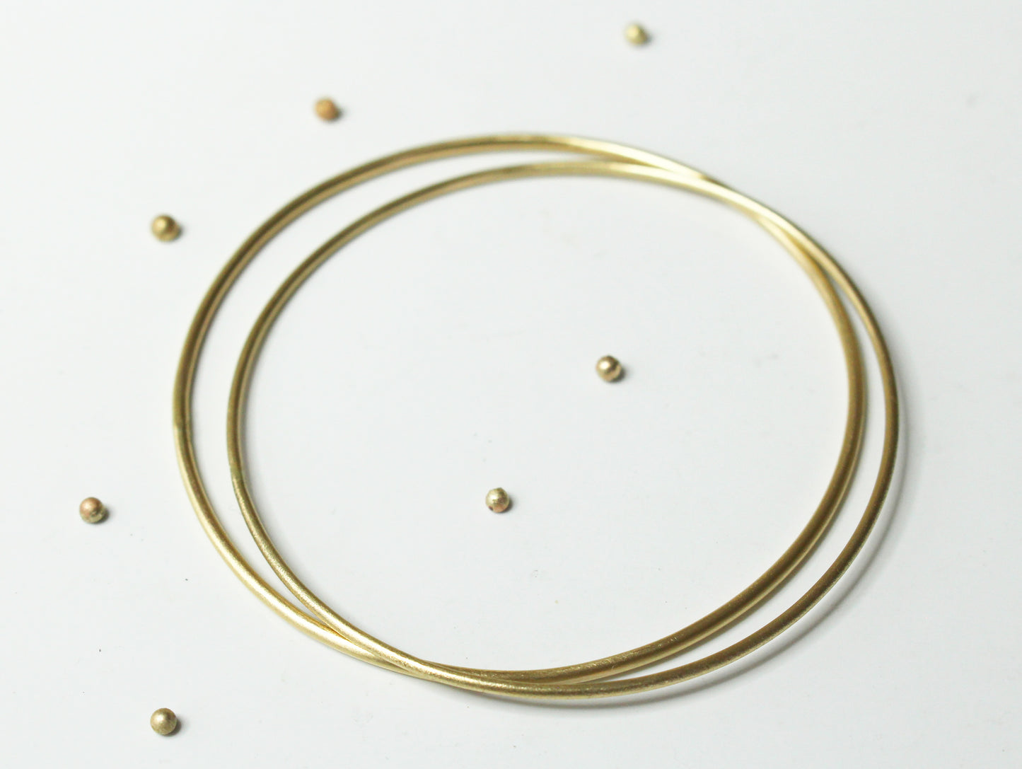 1.5mm Bangle in 9ct or 14ct or 18ct Solid Yellow Gold