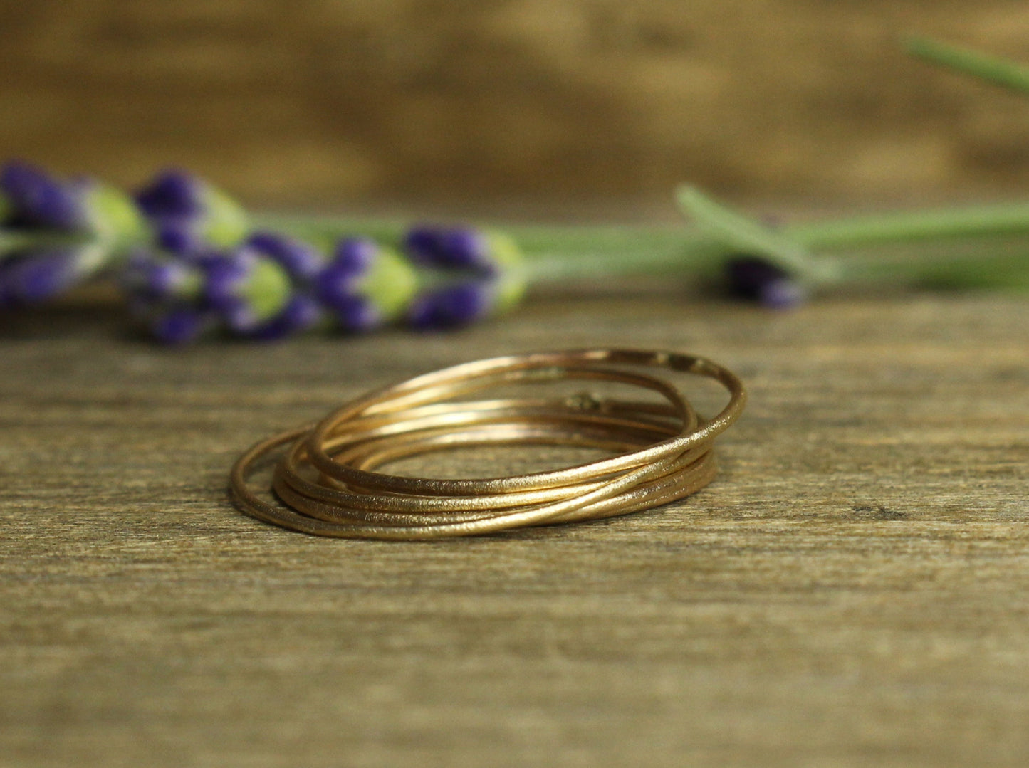 Set of Very Fine Rings in 9ct Solid Gold