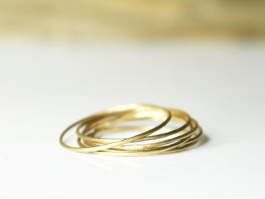 Set of Very Fine Rings in 9ct Solid Gold