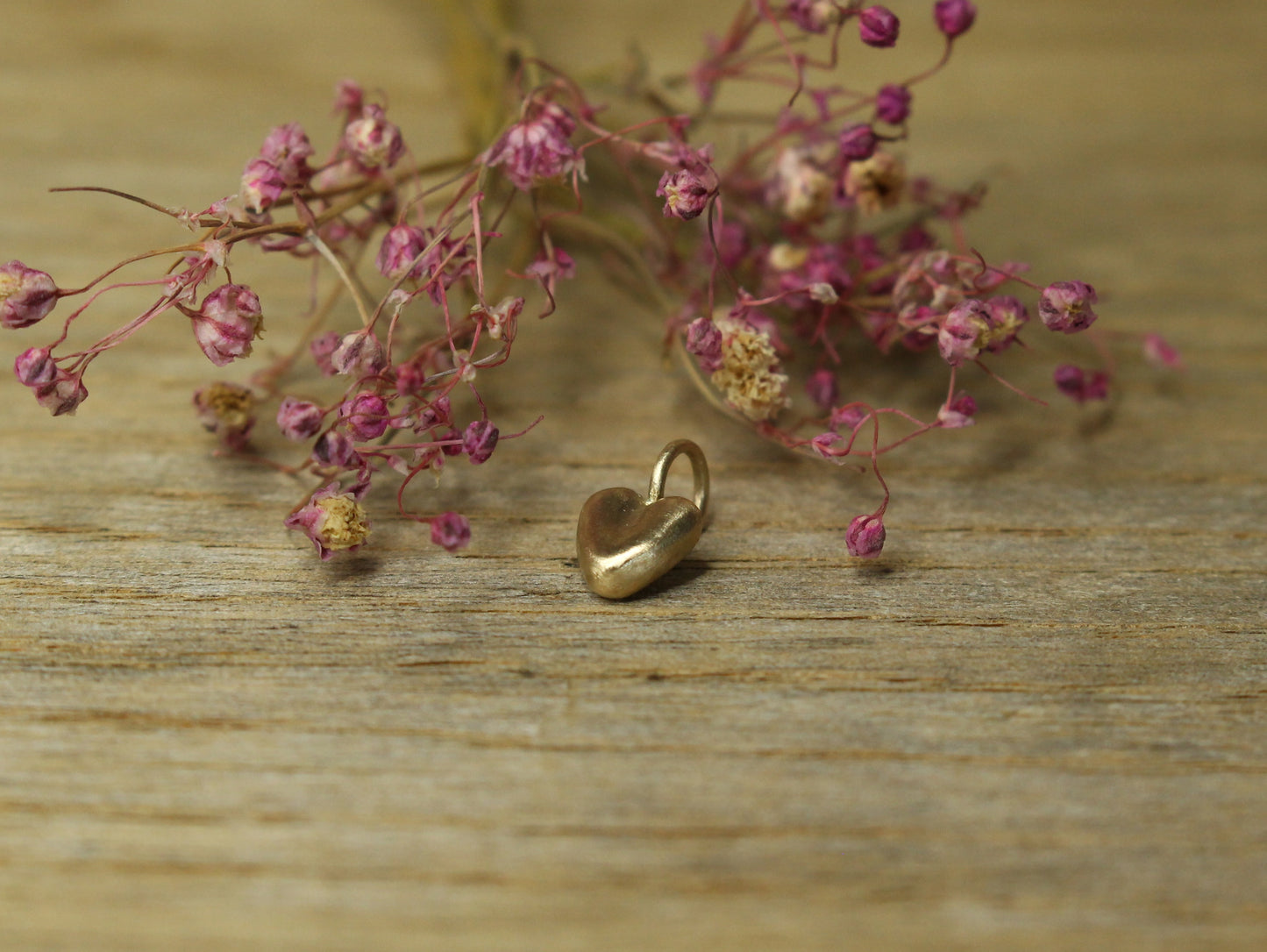 Wild Heart Pendant in Solid Gold