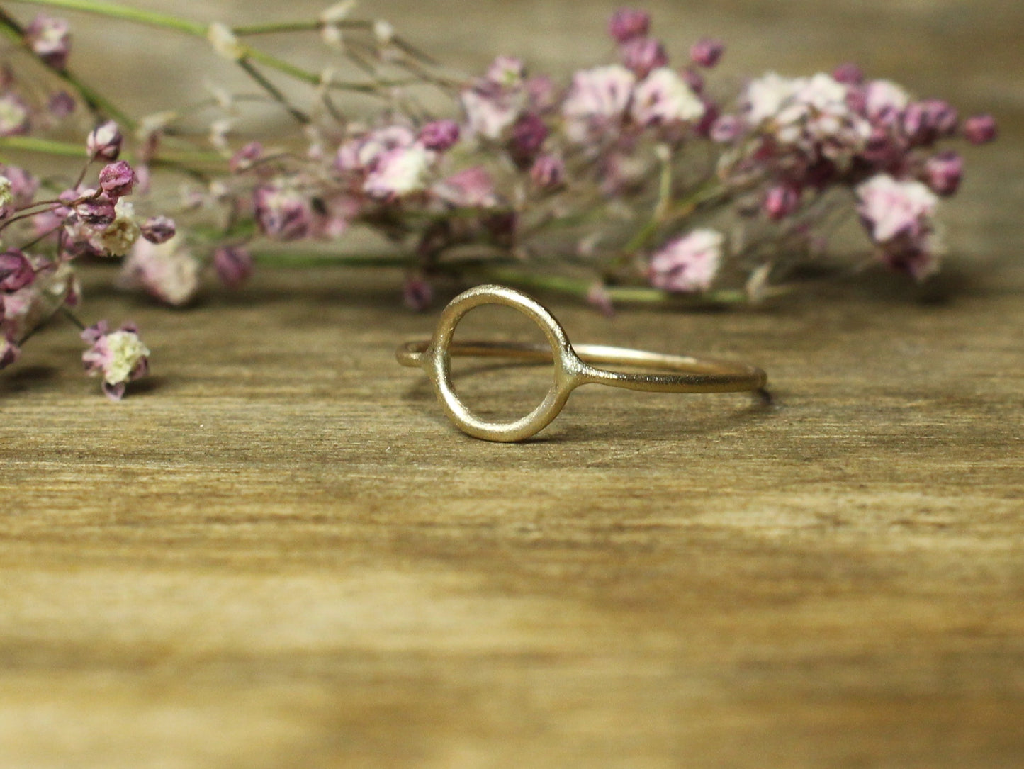 Faith Hope and Love Rings in Solid Yellow Gold