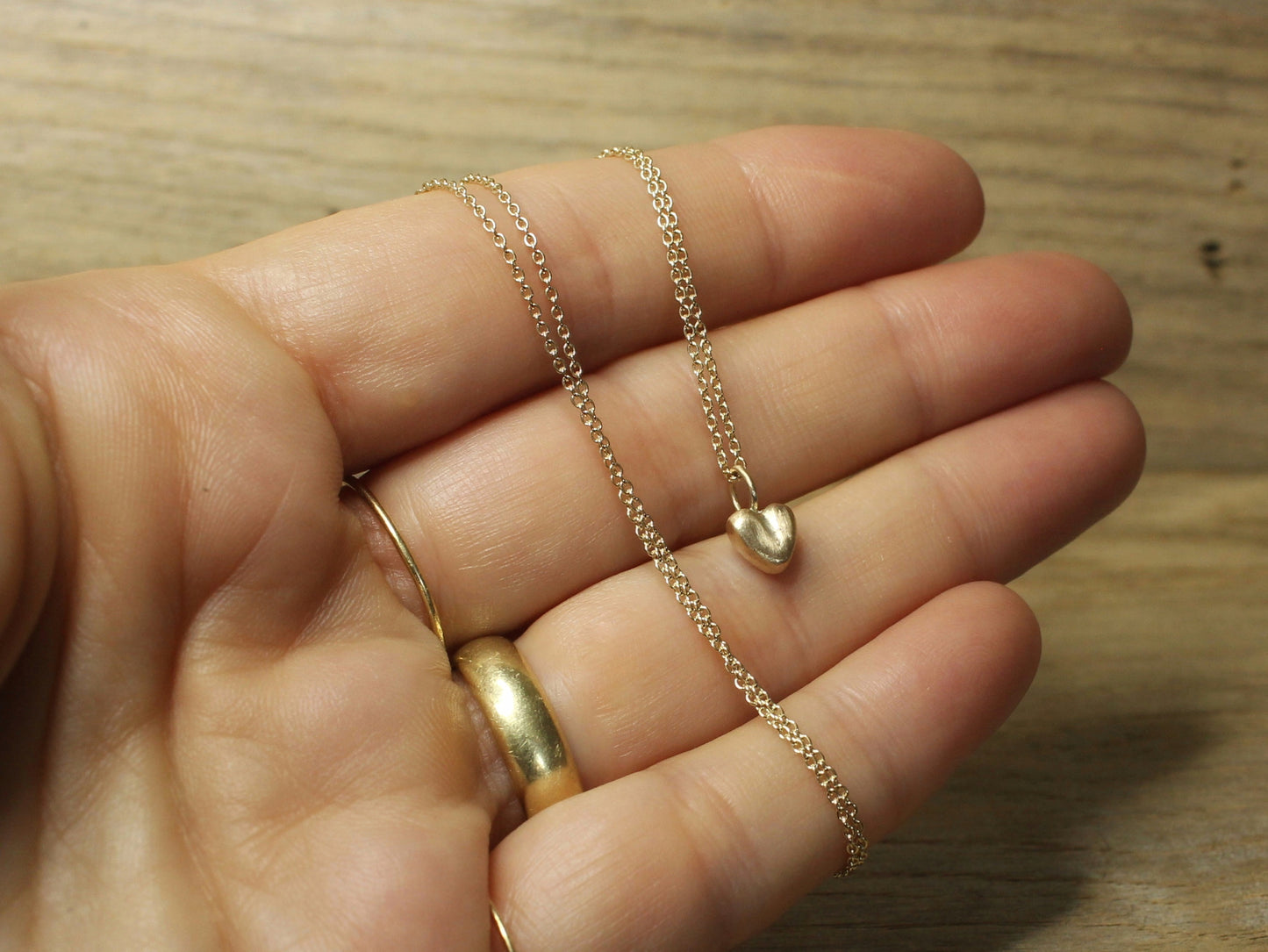 Wild Heart Pendant in Solid Gold