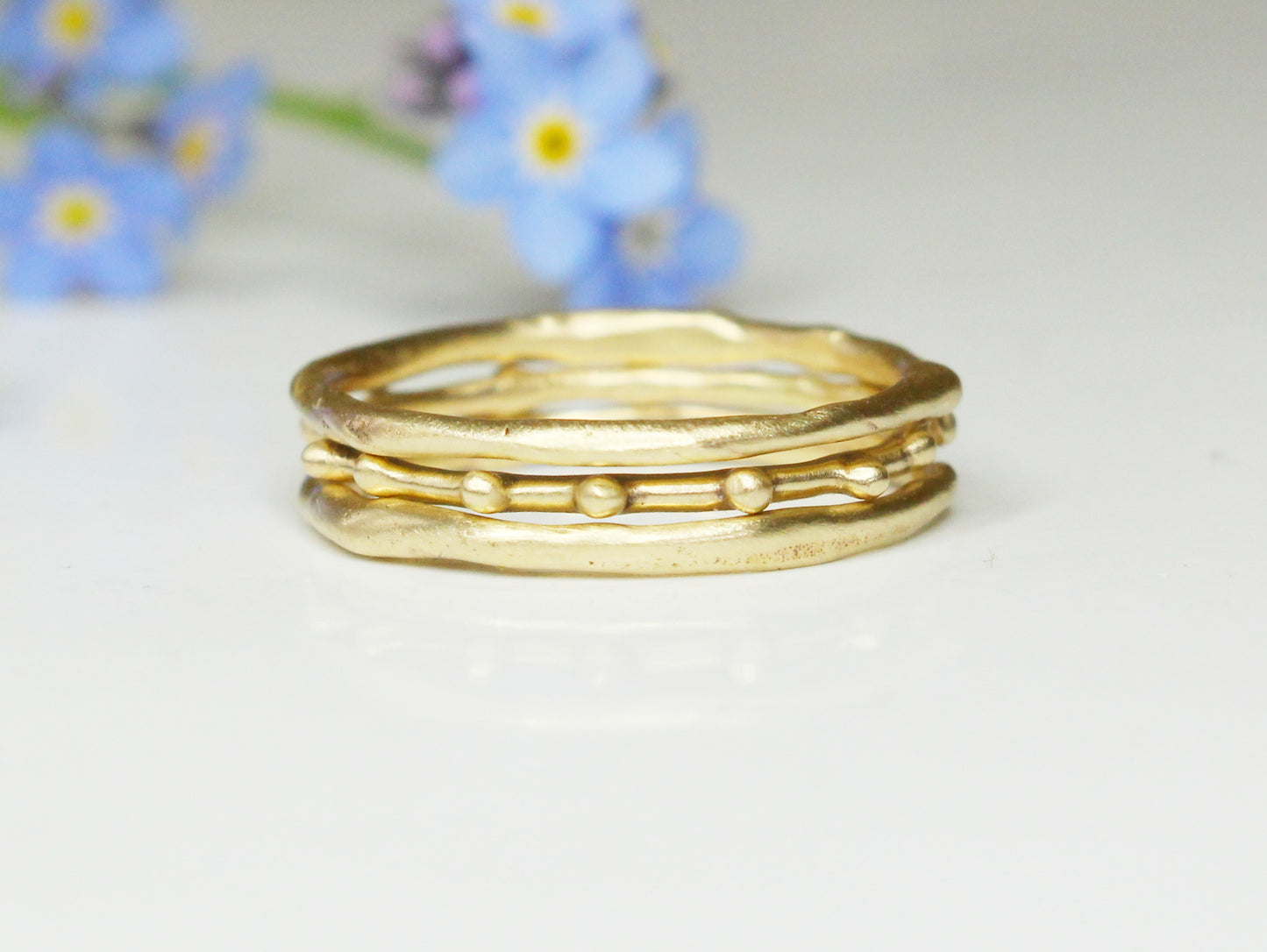 Meditation Ring in 9ct or 14ct or 18ct Gold