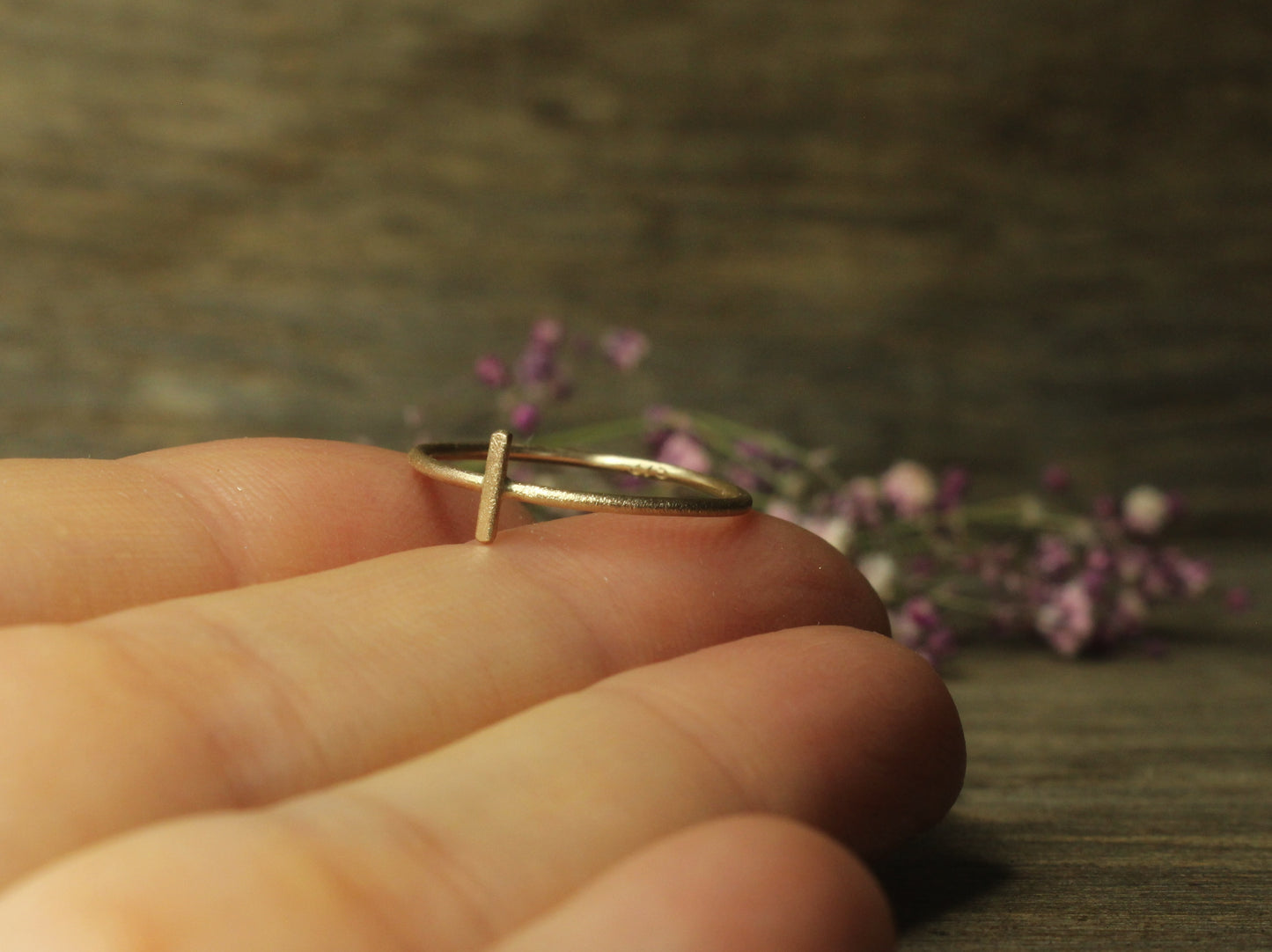 Faith Hope and Love Rings in Solid Yellow Gold