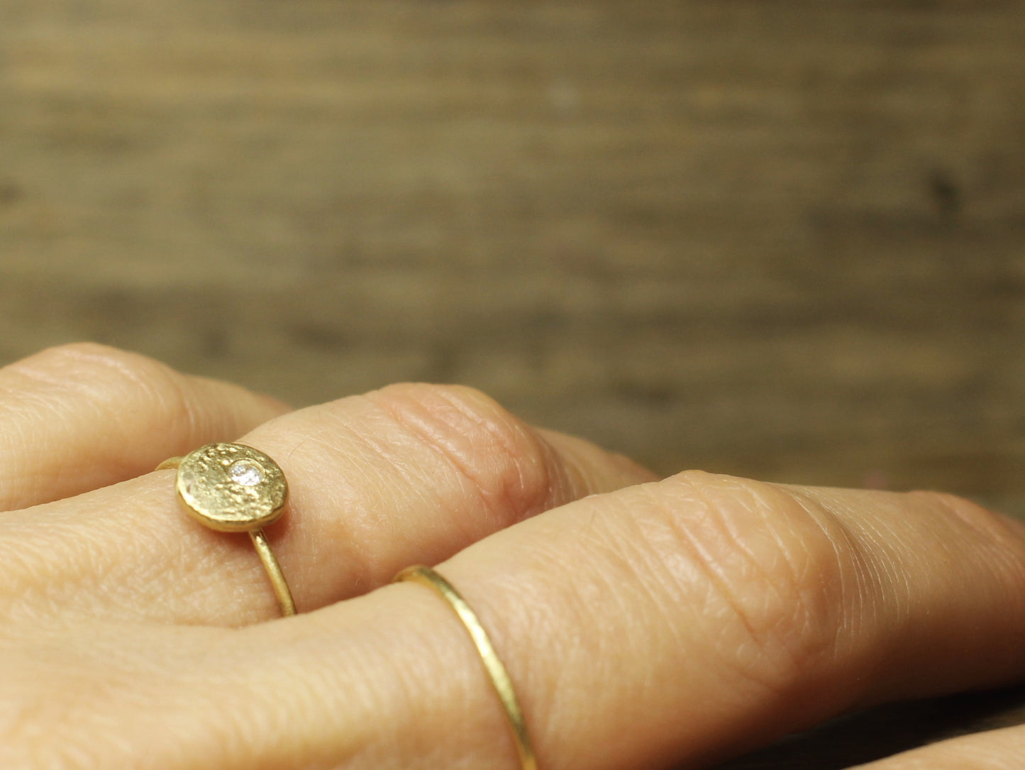 The Star and the Moon Ring with Fair Trade Gemstone